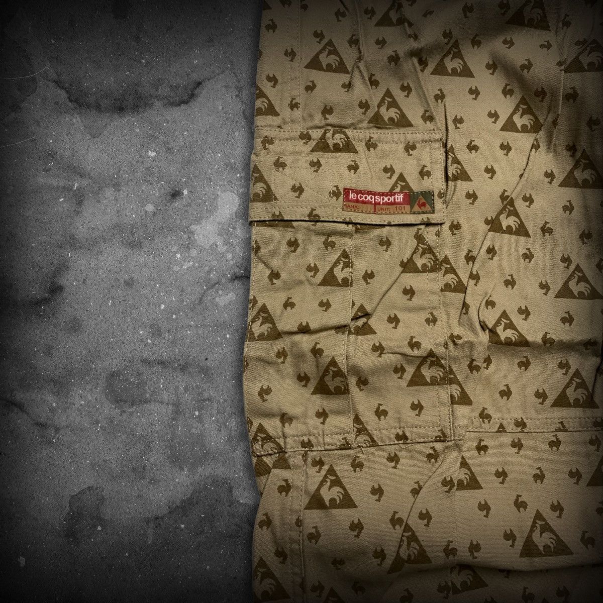 Le Coq Sportif Le Coq Sportif Monogram Cargo Pants Utility Military Style Size US 30 / EU 46 - 2 Thumbnail