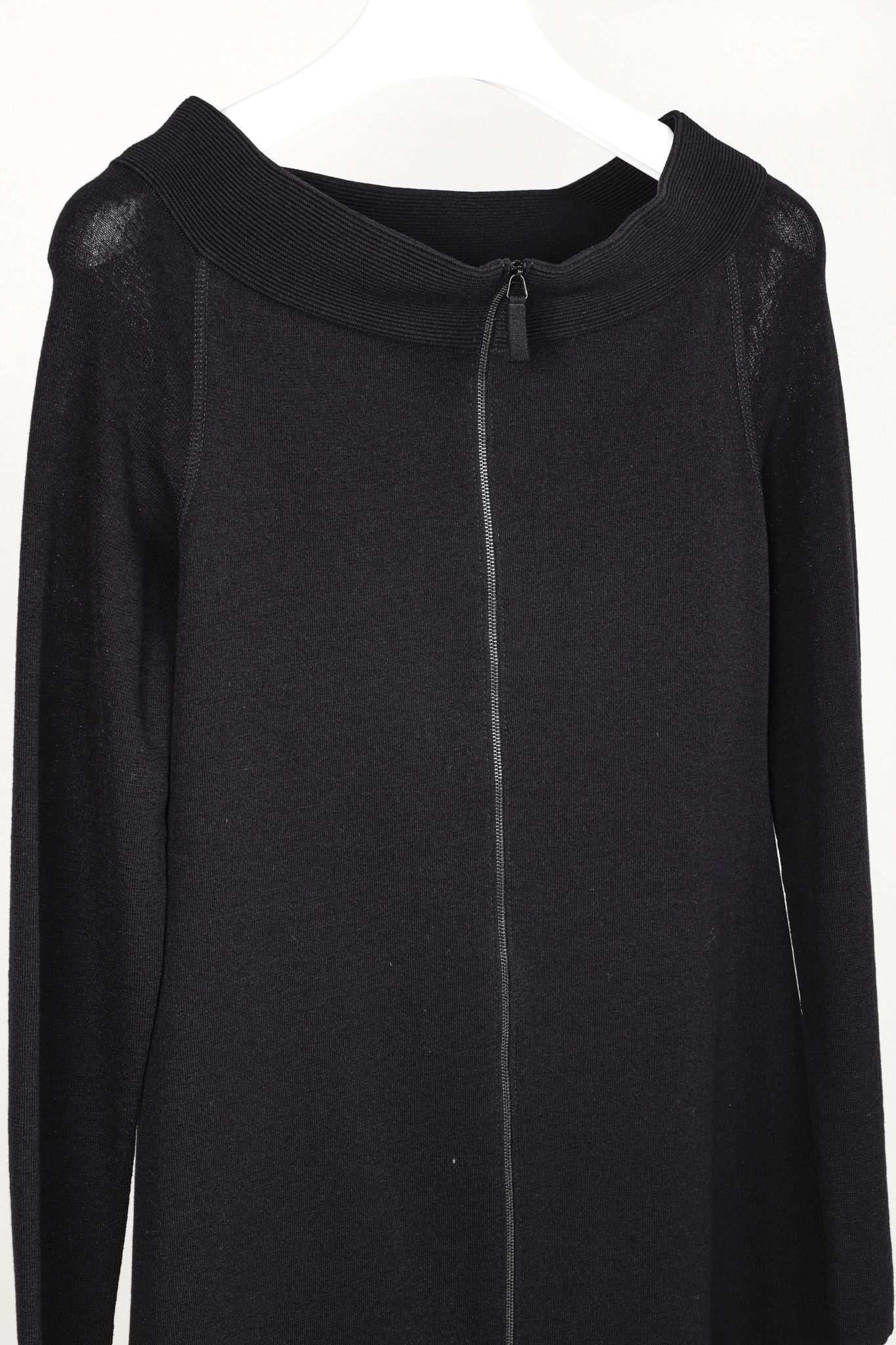 Annette Gortz Annette Gortz Long Zip Fit-and-Flare Cardigan, Size M Size M / US 6-8 / IT 42-44 - 3 Thumbnail