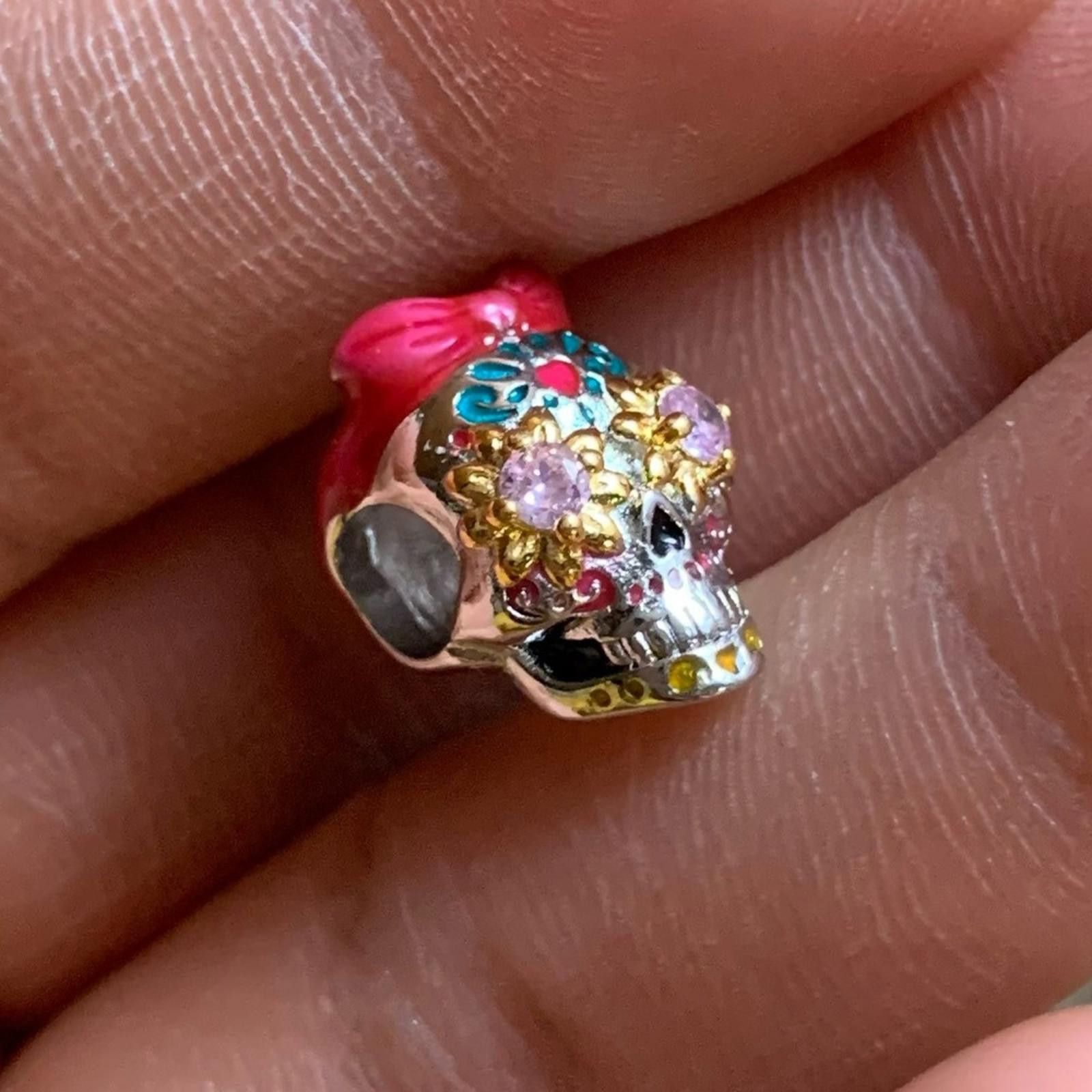 Other NWOT Glow-in-the-Dark Barbie Skull Charm Sterling Silver 925 Size ONE SIZE - 8 Thumbnail
