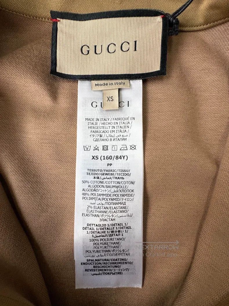 Gucci Gucci Brown logo short long sleeves Size XS / US 0-2 / IT 36-38 - 6 Thumbnail