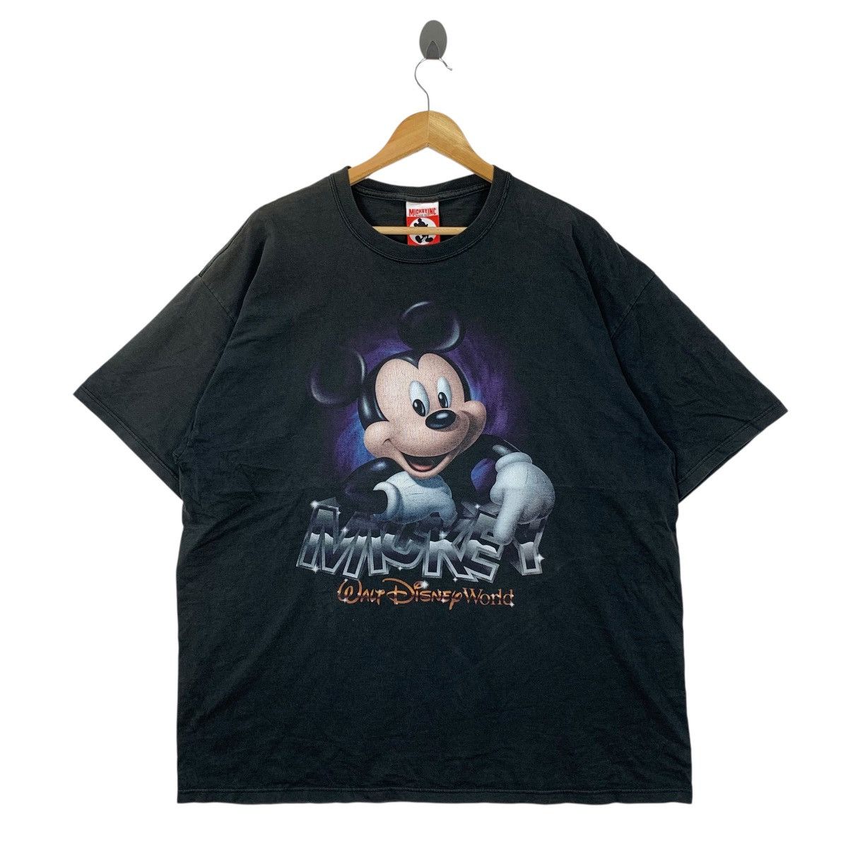 Vintage Vintage 90s MICKEY WALT DISNEYWORLD Disneyland Shirt Size US XL / EU 56 / 4 - 1 Thumbnail