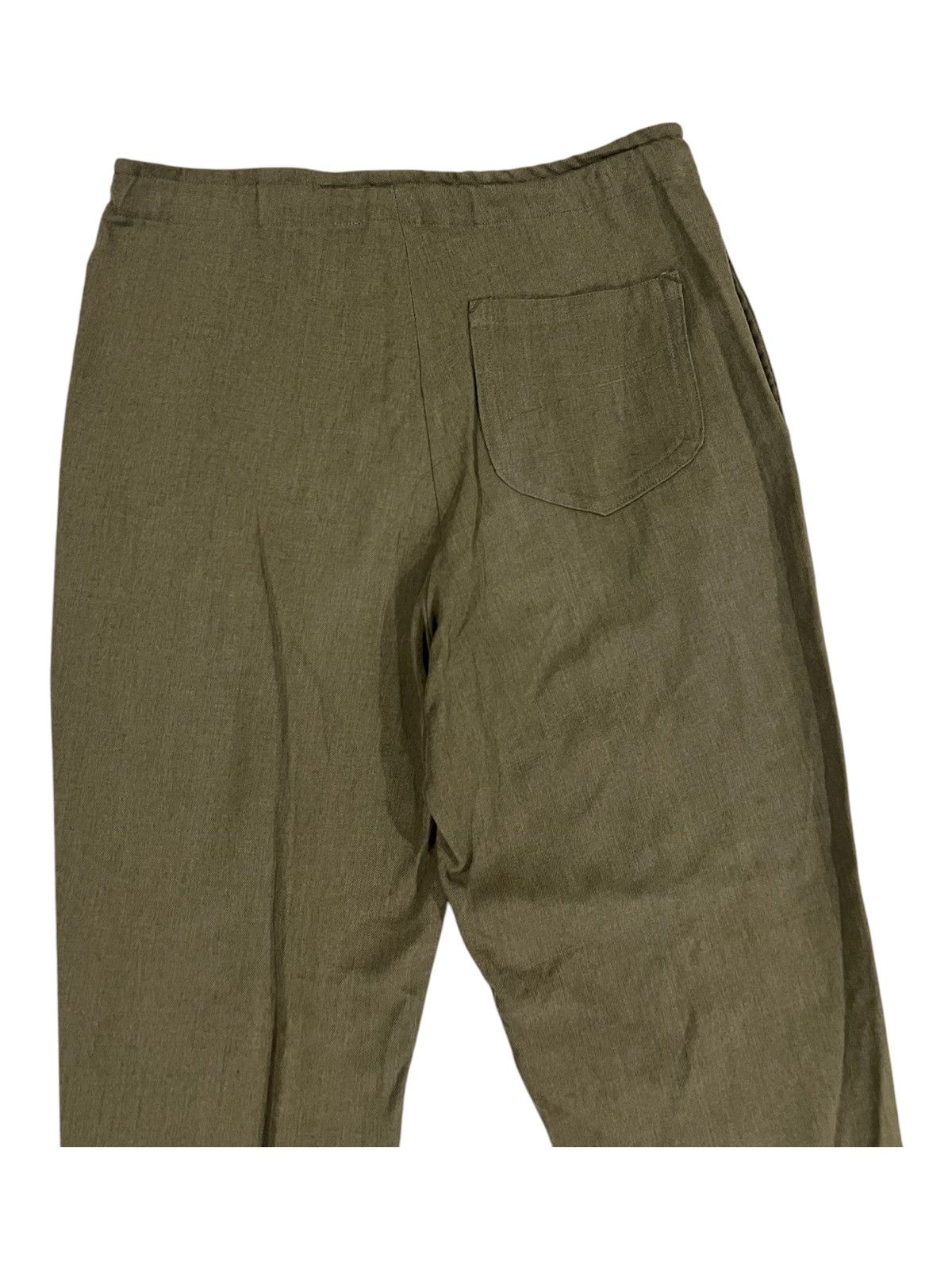 Yohji Yamamoto ARCIEVE 1980s Yohji Yamamoto Workshop Hook J-Cut Wool Pants Size US 32 / EU 48 - 8 Thumbnail