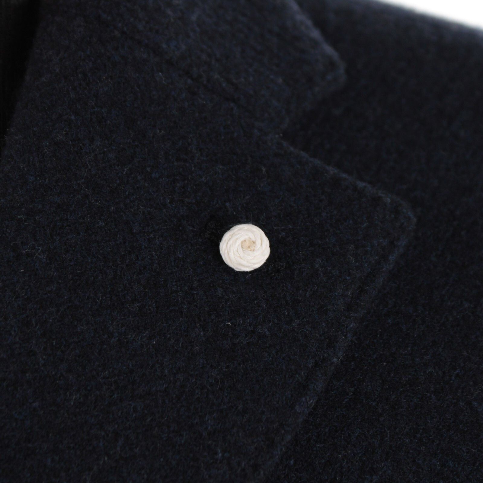 Luigi Bianchi Mantova Coat Size S US In Blue Wool Blend