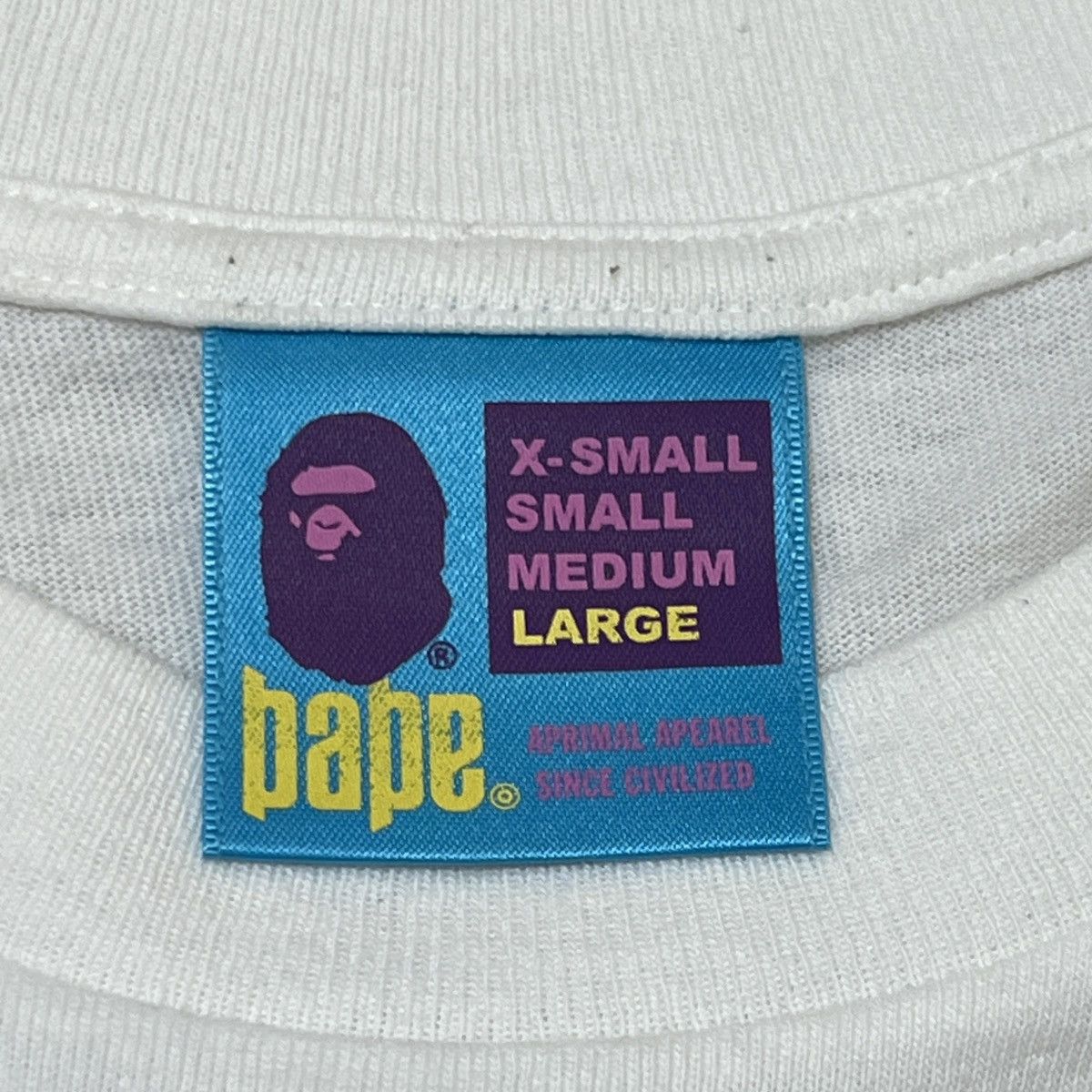 Bape 💥 Bape Letter Logo Vintage Tee 💥 Size US L / EU 52-54 / 3 - 9 Thumbnail