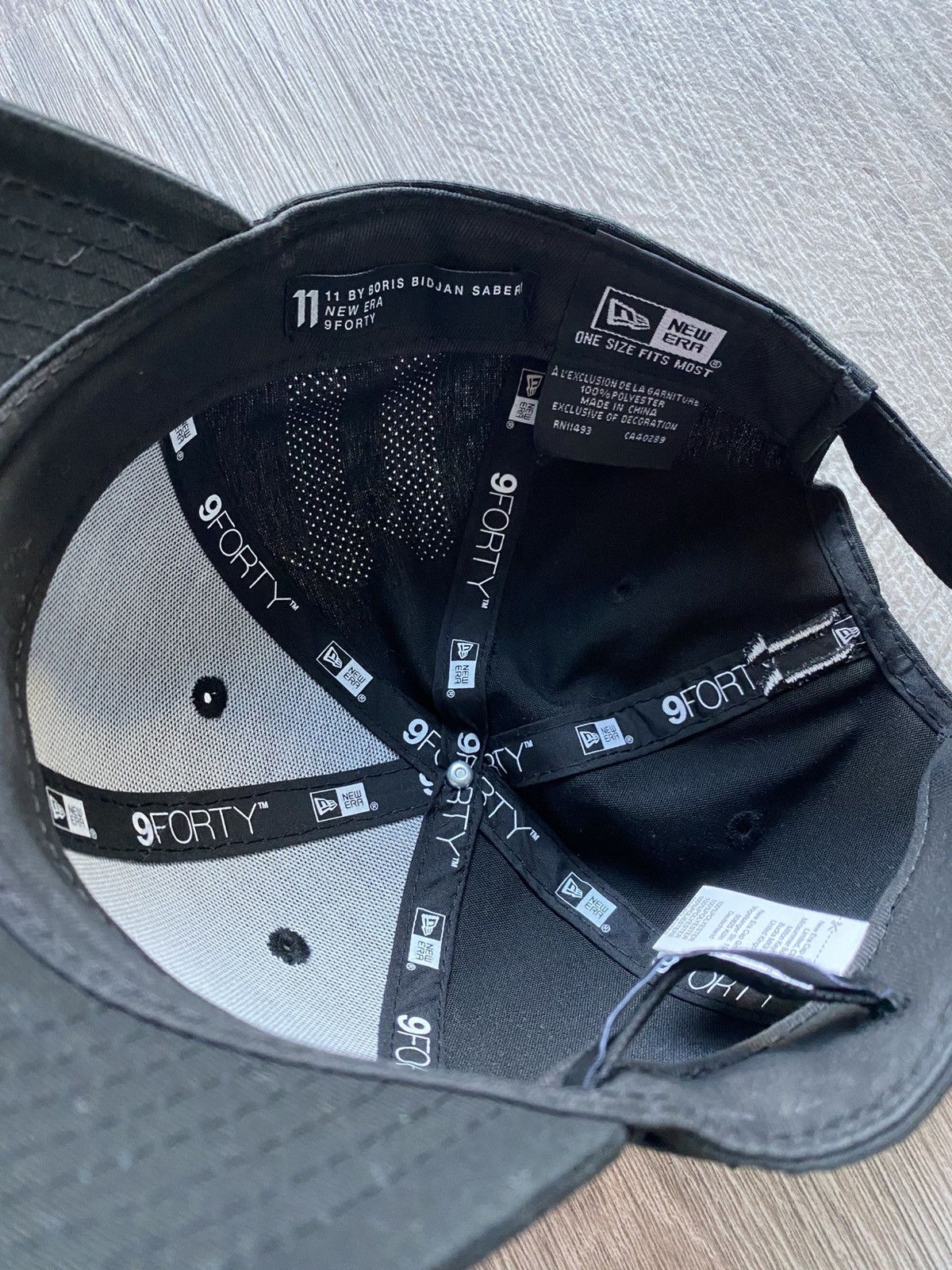 11 By Boris Bidjan Saberi × New Era Boris Bidjan Saberi x New Era 9FORTY Cap 'Black' Size ONE SIZE - 4 Thumbnail