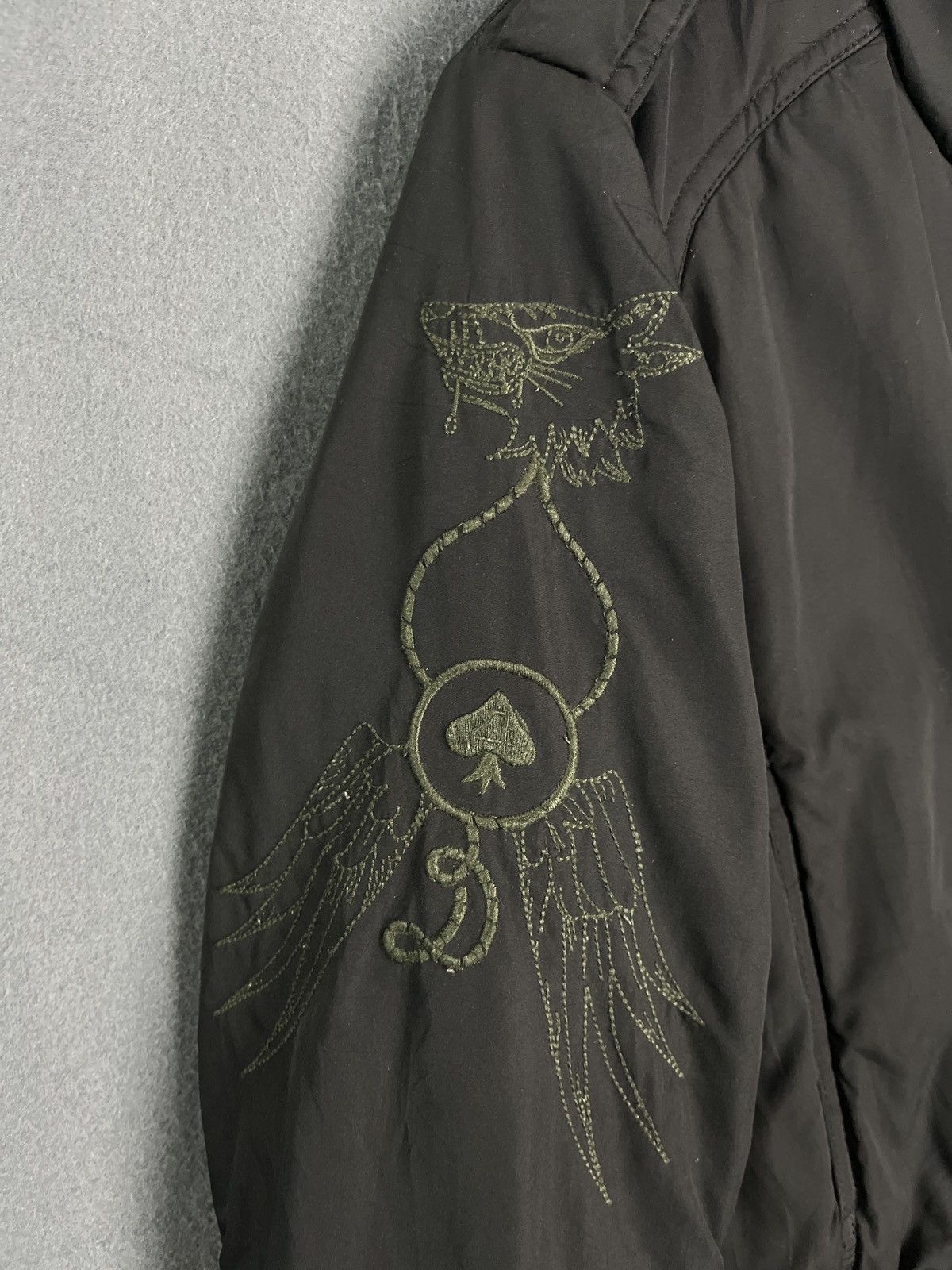 Cowboy Equipment × Diesel Diesel Bandit Embroidered Cowgirl & a Beast Cropped Jacket Size M / US 6-8 / IT 42-44 - 6 Thumbnail