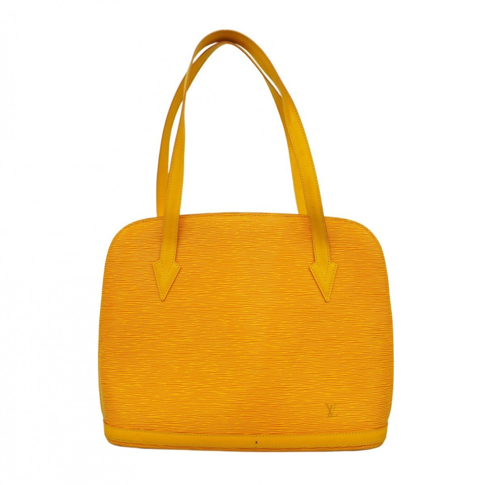 Louis Vuitton Shoulder Bag Epi Lussack M52289 Jaune Ladies, Women's