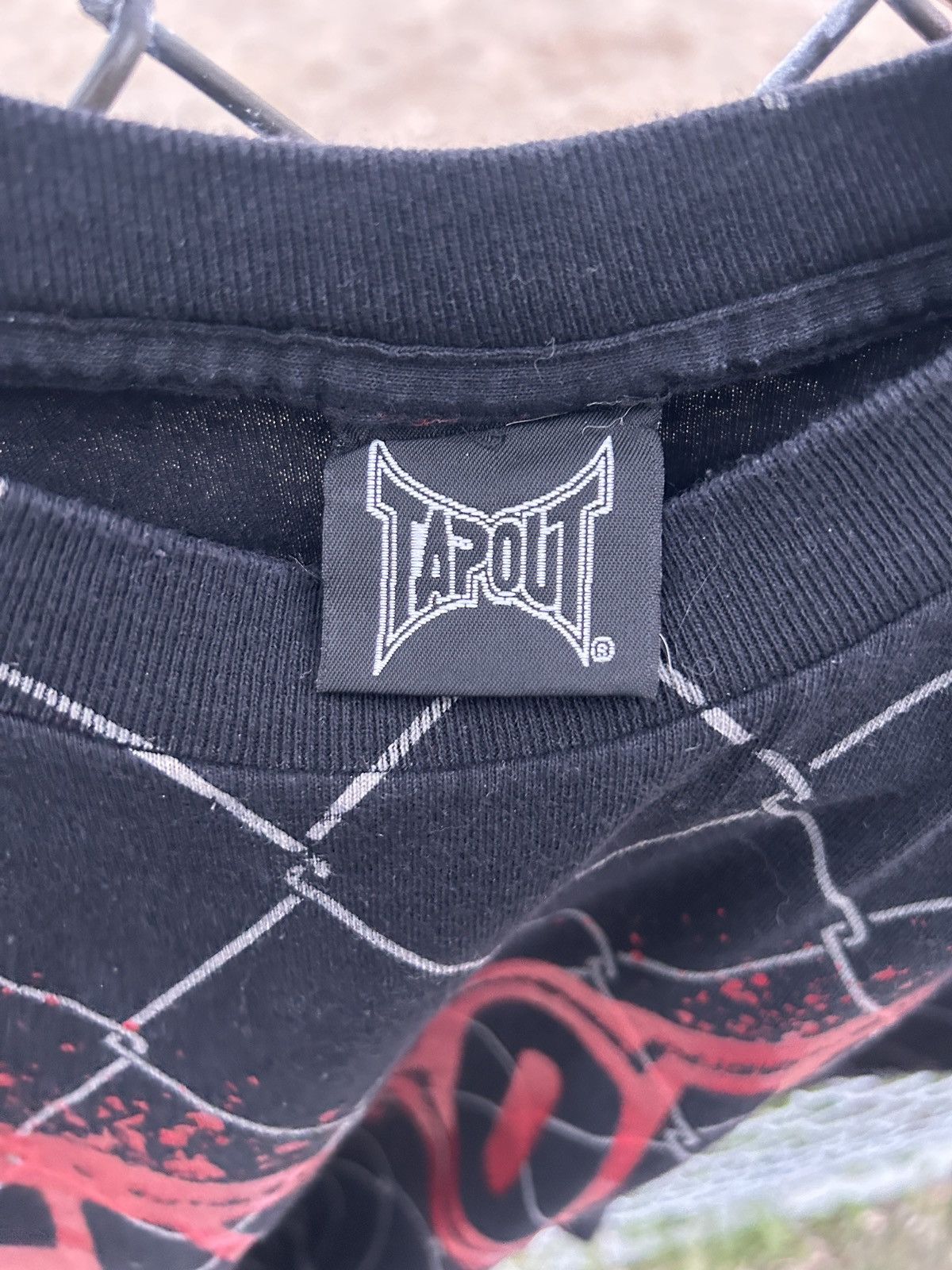 Tapout Y2K Vintage Tapout Black & Red Grunge MMA Baggy Cotton Tee Size US M / EU 48-50 / 2 - 5 Thumbnail
