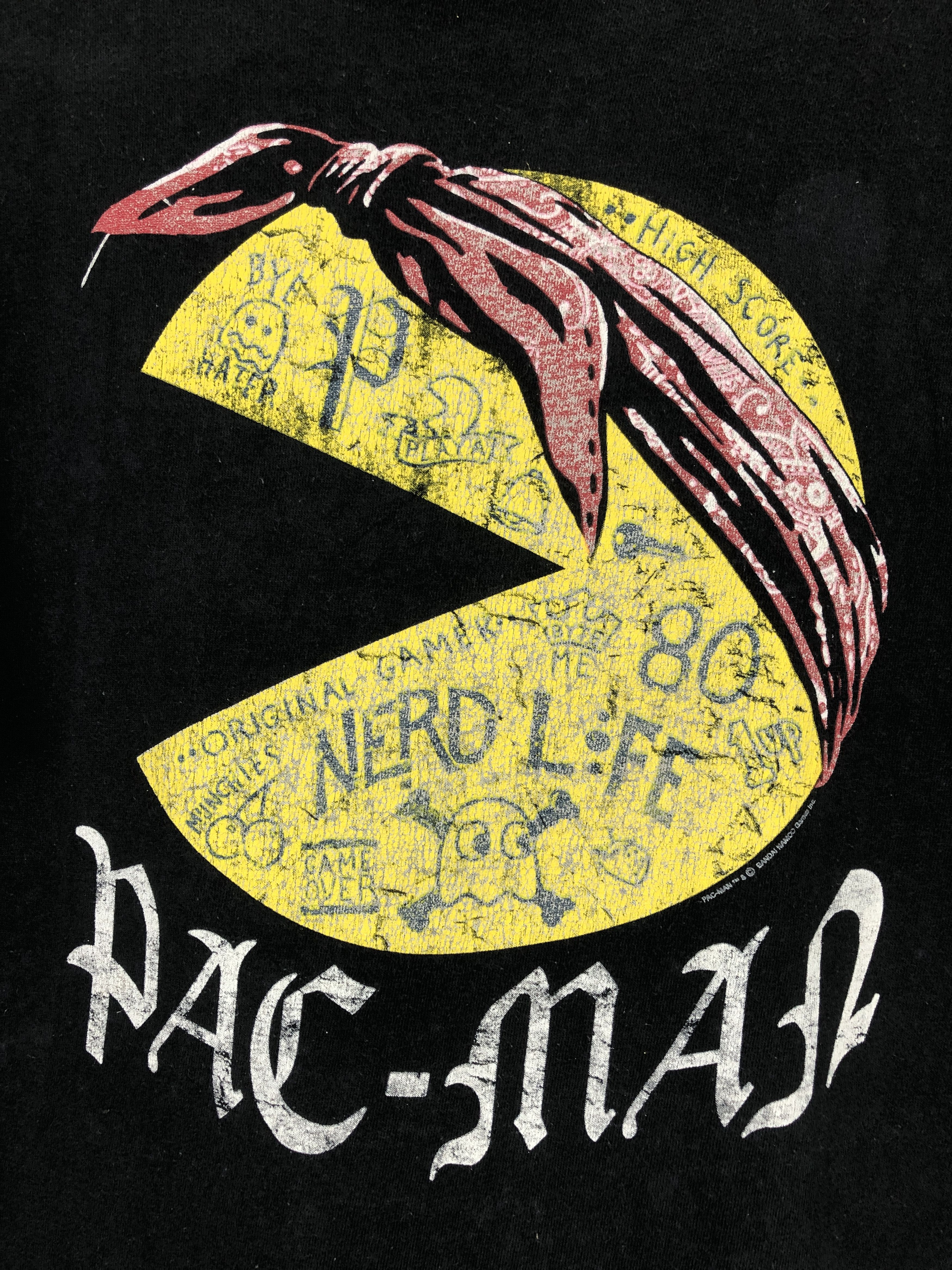 Rap Tees Vintage Tupac Shakur Pac-Man Rap Tees T-Shirt TA0491 Size US L / EU 52-54 / 3 - 10 Thumbnail
