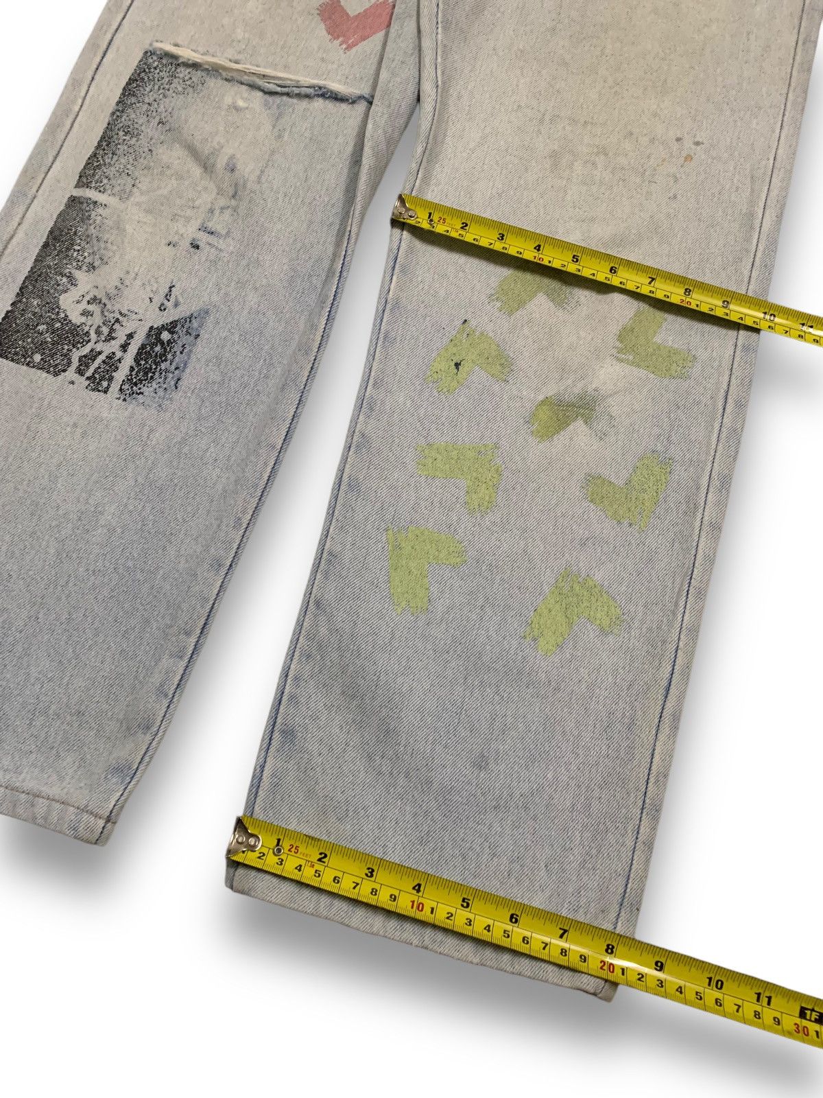Ocean Pacific Vintage Y2K Ocean Pacific Imprinted Baggy Distressed Jeans Size US 30 / EU 46 - 18 Thumbnail