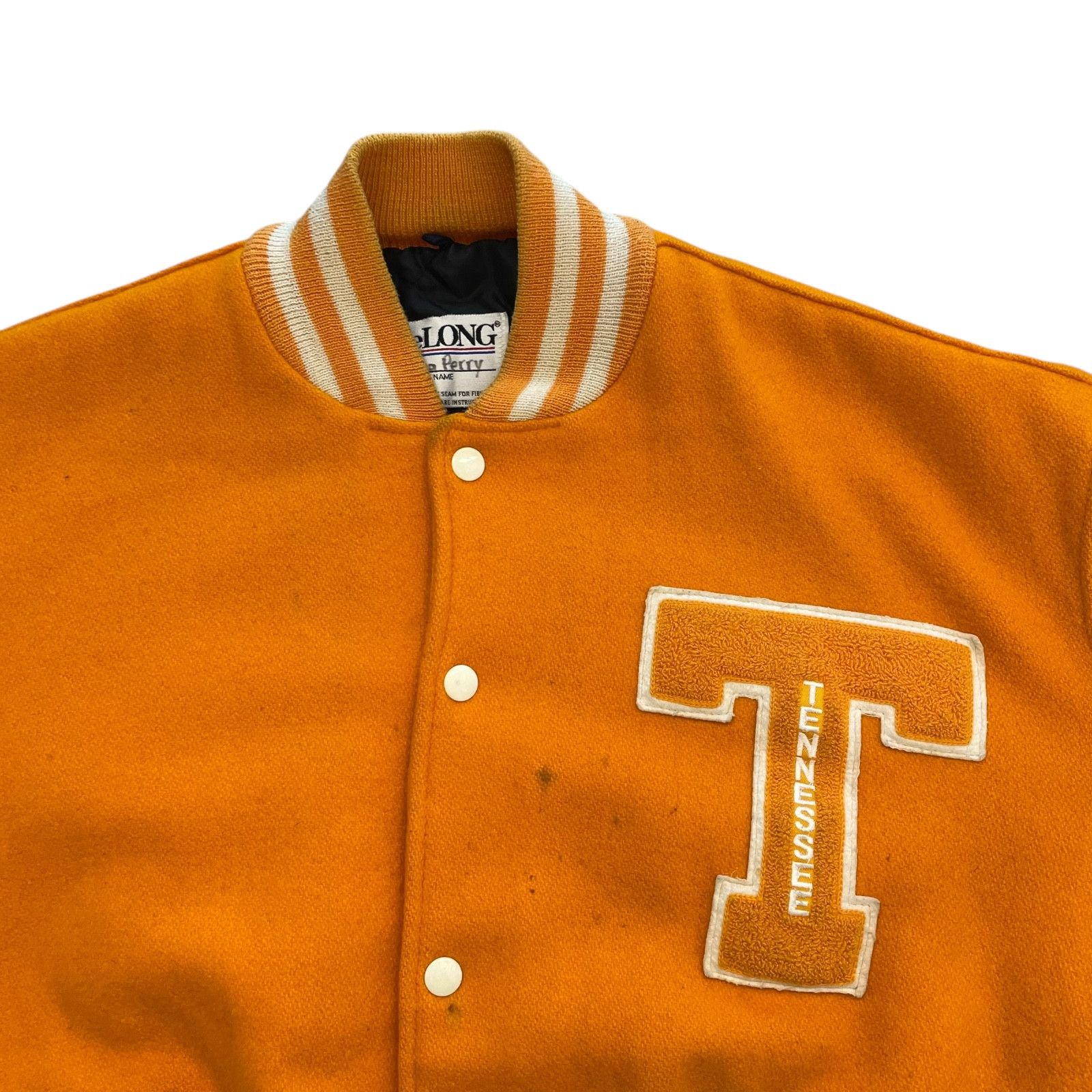 NCAA RARE VTG 90s TENNESSEE VOLUNTEERS VOLS DELONG VARSITY JACKET Size US L / EU 52-54 / 3 - 4 Thumbnail