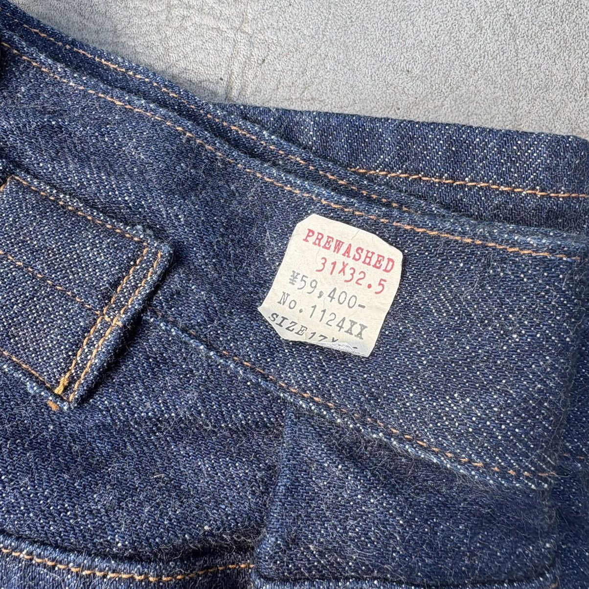 Ooe Yofukuten Ooe Yofukuten No.1124xx Blue Denim Overalls Linen Sewed 31 Size US 31 - 2 Thumbnail