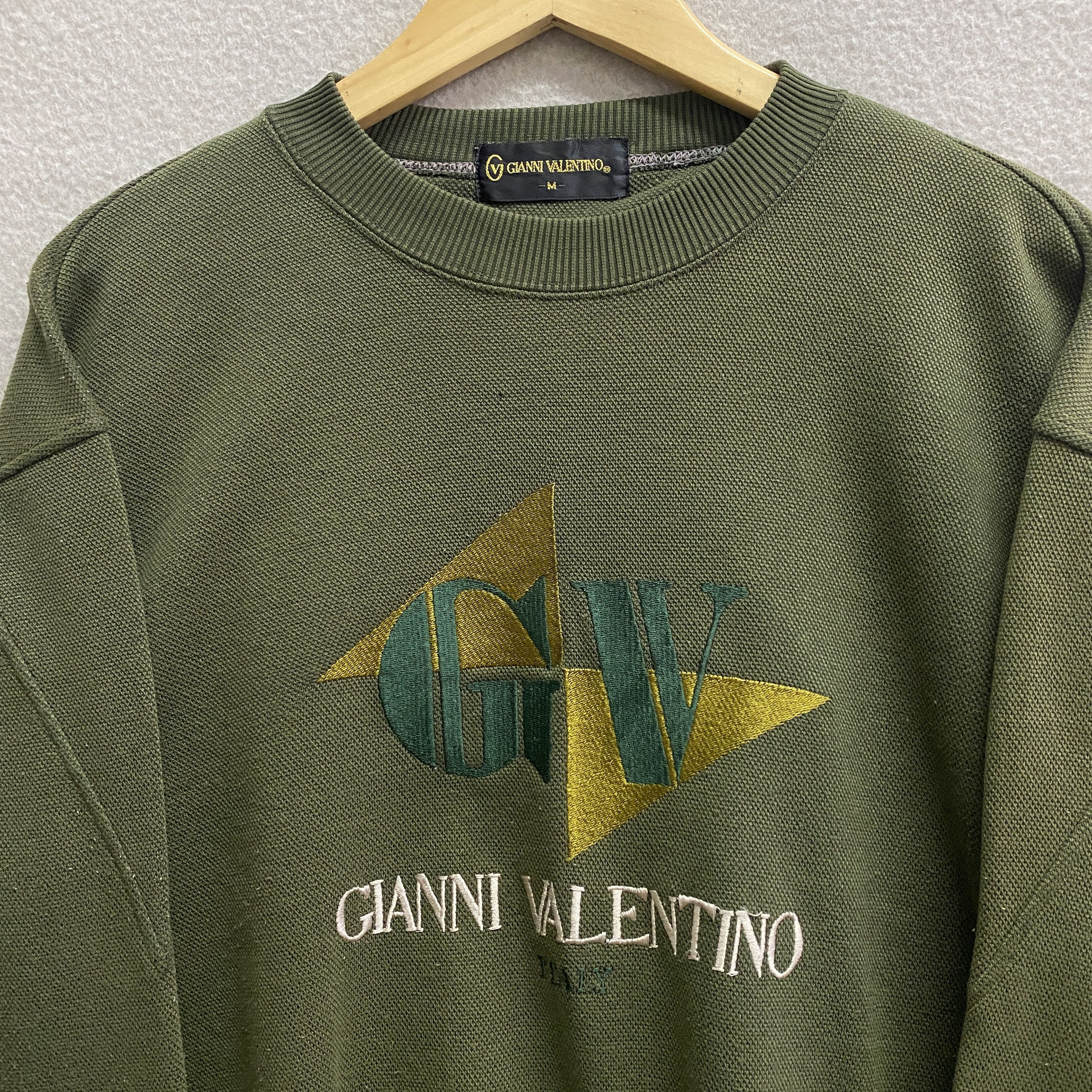 If Six Was Nine × Valentino × Vintage Vintage 90's Gianni Valentino Baggy Sweatshirt Size US M / EU 48-50 / 2 - 2 Thumbnail