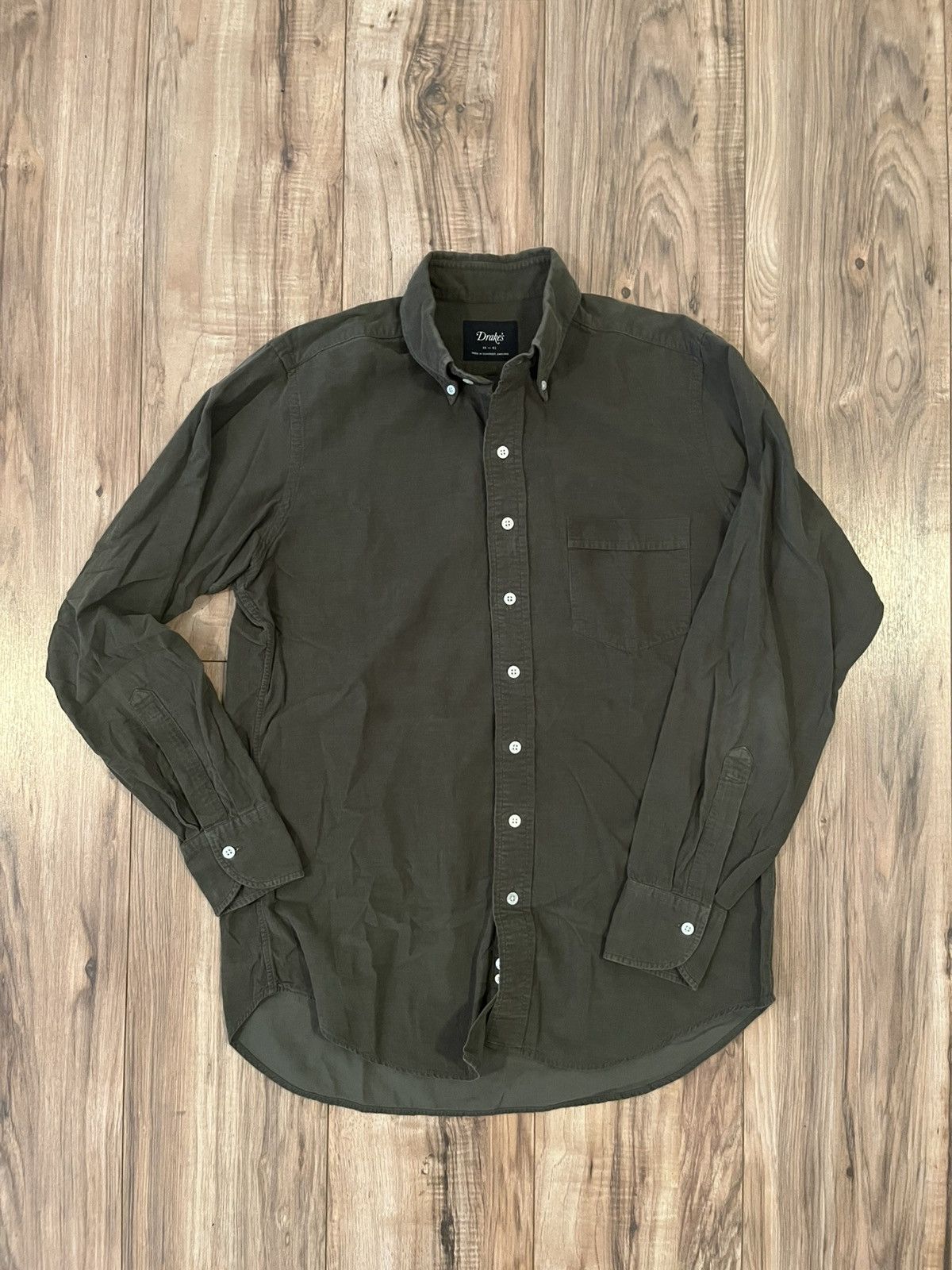 Drake's Drakes Needlepoint button down shirt 16 - 41 Size US M / EU 48-50 / 2 - 1 Thumbnail