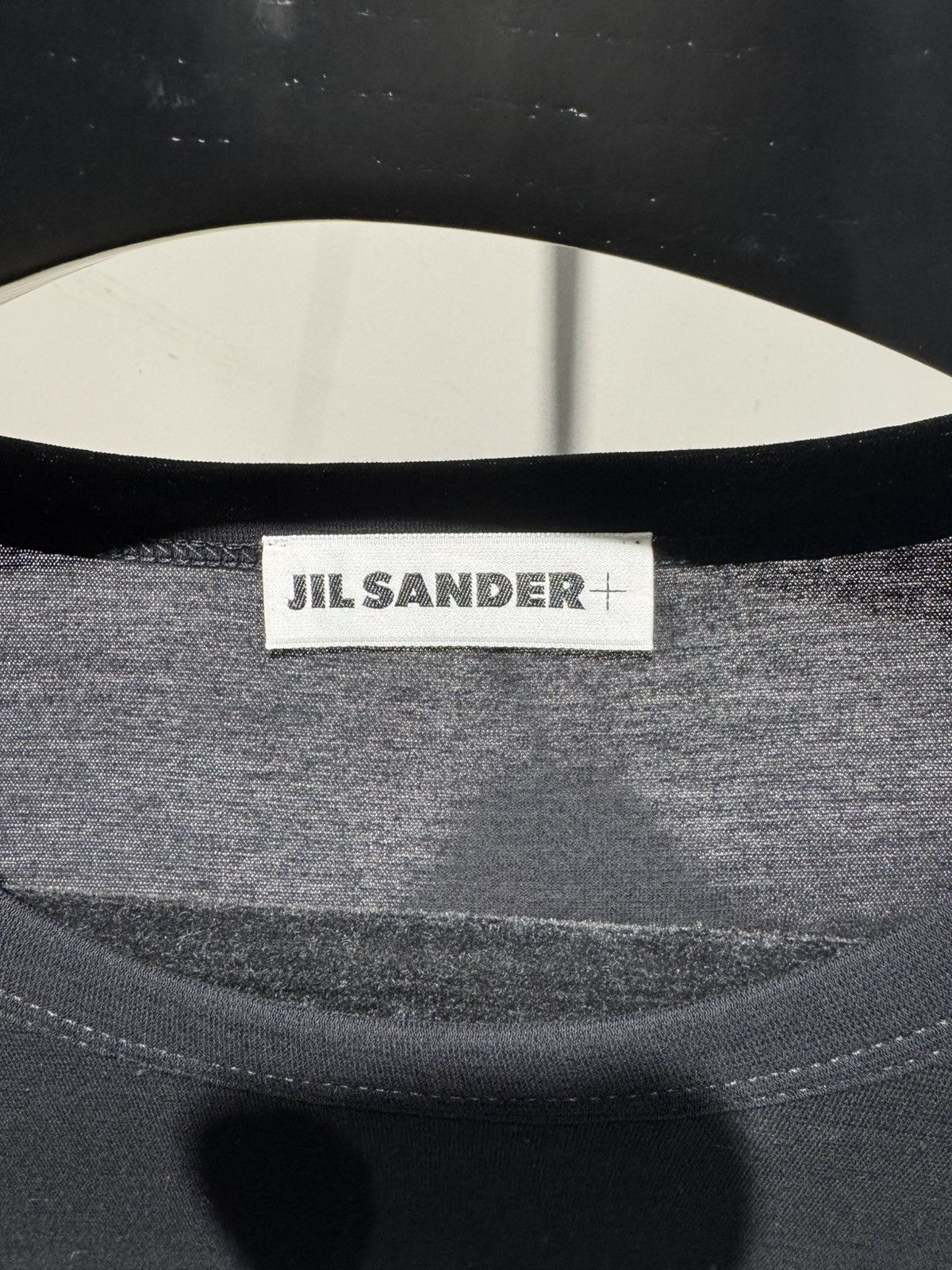 Jil Sander NWT Small Logo Crew Neck Long Sleeve T-Shirt - BLACK, XL Size US XL / EU 56 / 4 - 3 Thumbnail