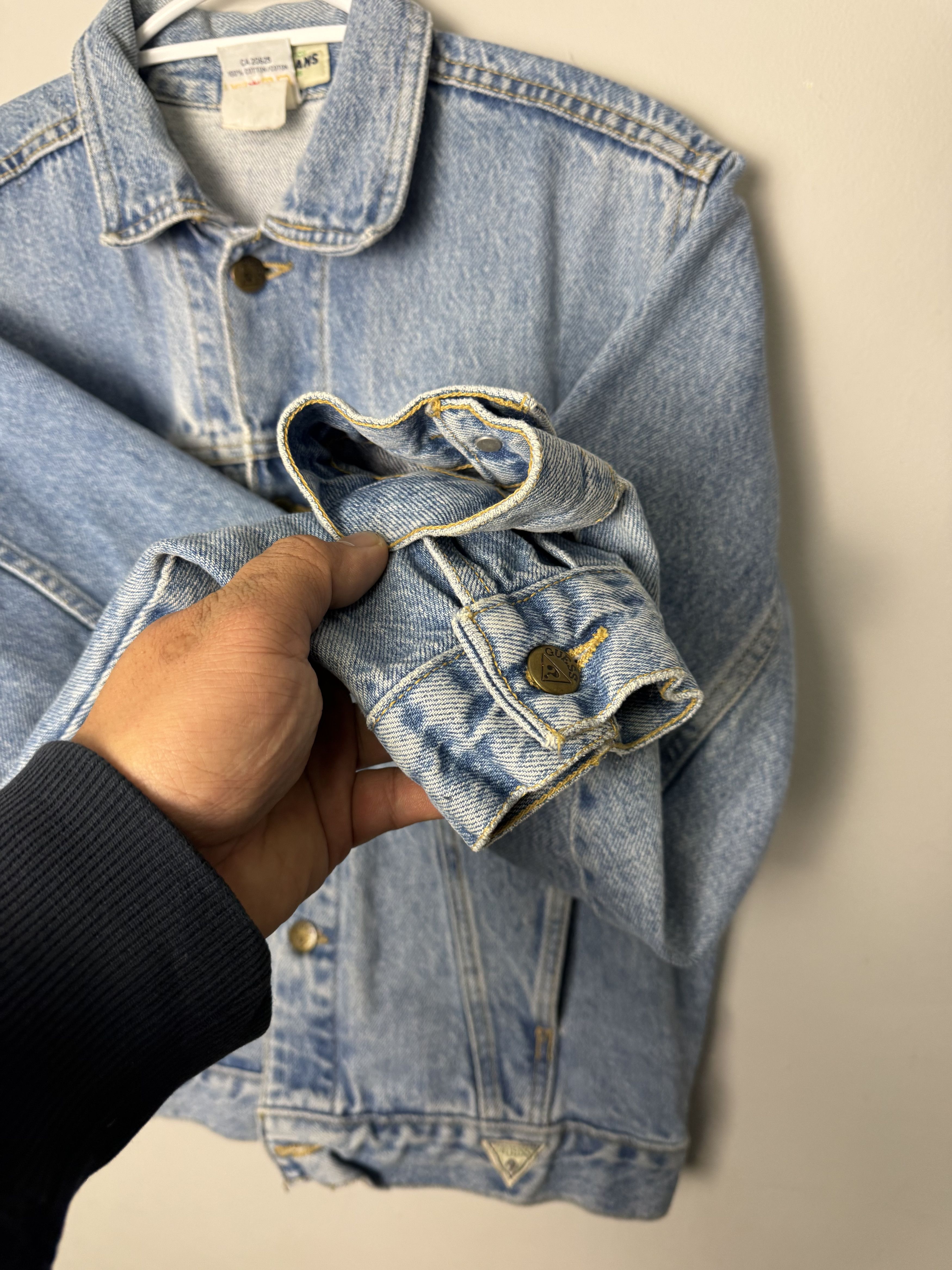 Guess Vintage Guess Denim Jacket by Georges Marciano Size XL / US 12-14 / IT 48-50 - 10 Thumbnail