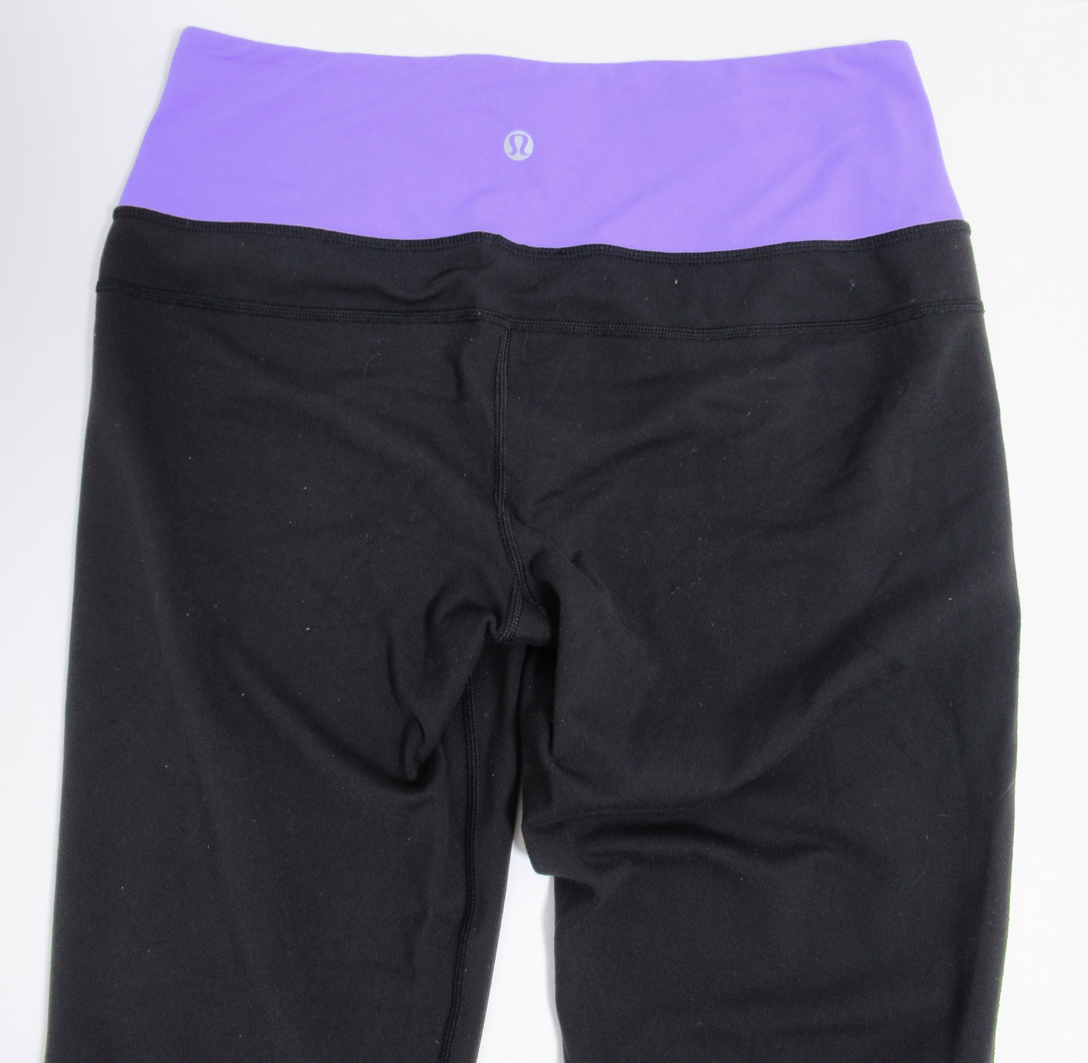 Lululemon Lululemon Women's Activewear Crop Black & Purple Size 6 Size 28" / US 6 / IT 42 - 7 Thumbnail