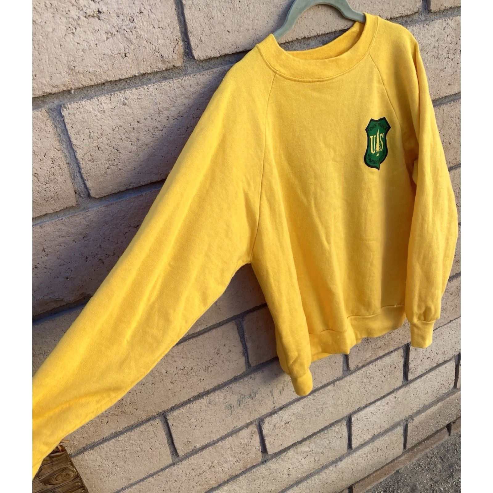 Vintage Vintage Prescott National Forest Safety Team Raglan Sweatshirt USFS Union Made L Size US L / EU 52-54 / 3 - 6 Thumbnail