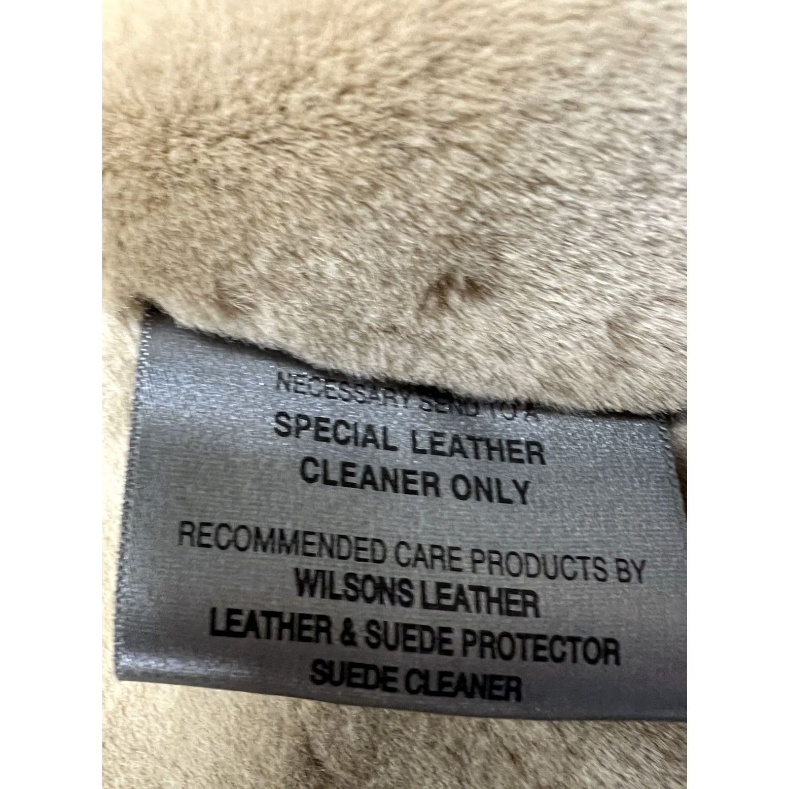 Vintage VINTAGE Wilsons Leather Jacket Western Brown Suede Faux Fur Lined Women XL Coat Size XL / US 12-14 / IT 48-50 - 7 Thumbnail