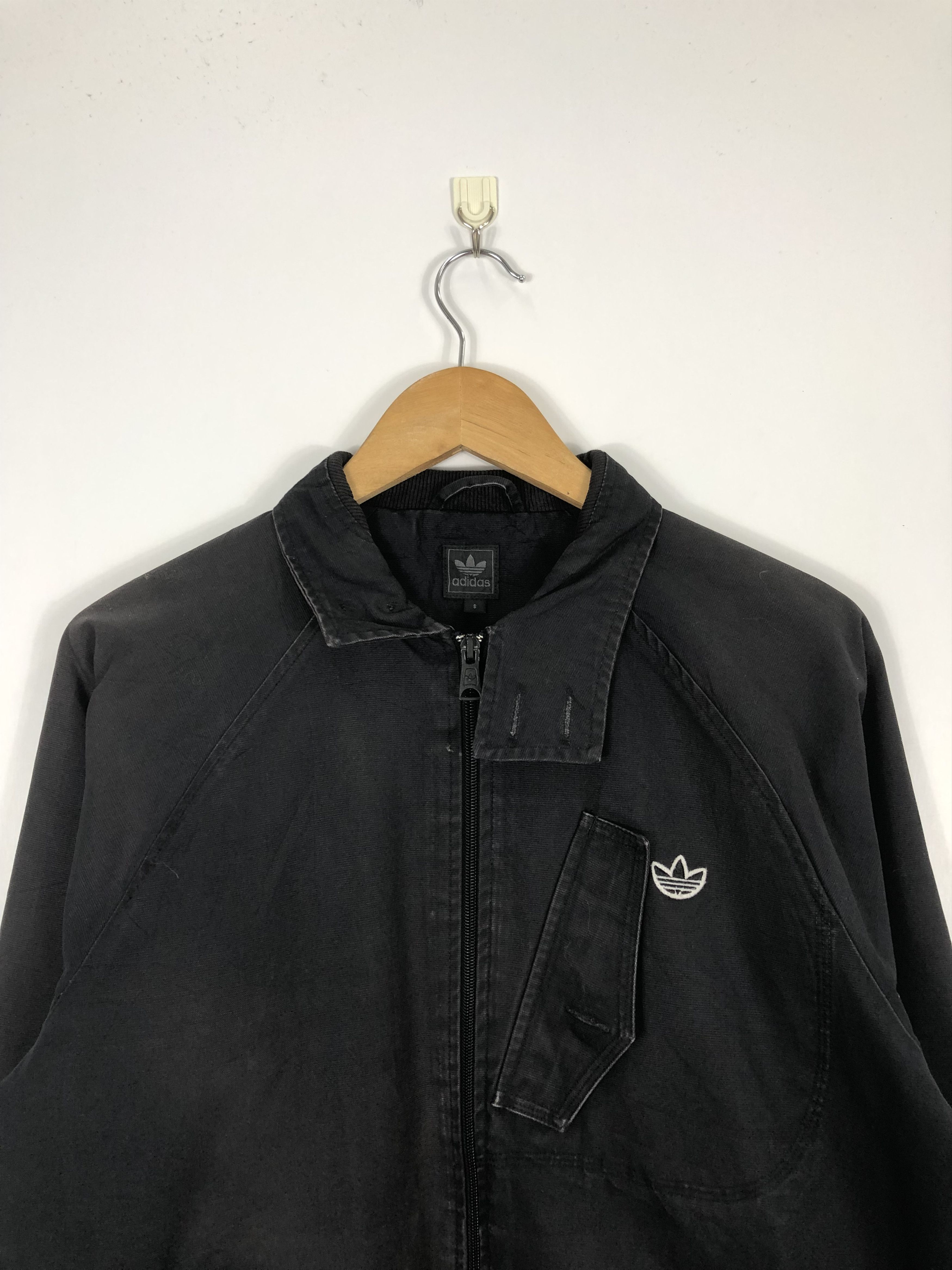 Adidas Vintage 90s Adidas Logo Denim Jacket J0459 Size US S / EU 44-46 / 1 - 2 Thumbnail