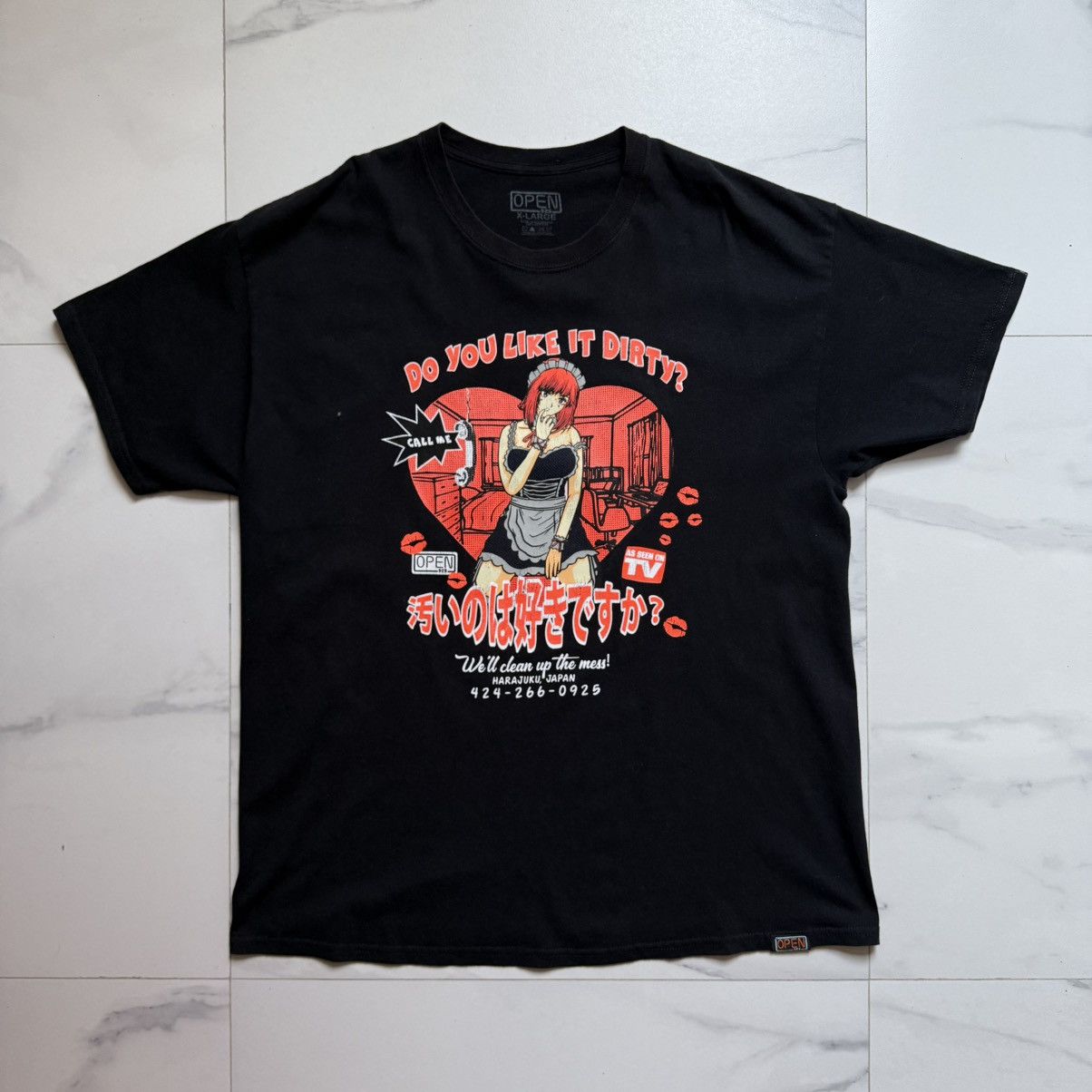 Japanese Brand Open925 Like It Dirty? T-Shirt Size US XL / EU 56 / 4 - 2 Thumbnail