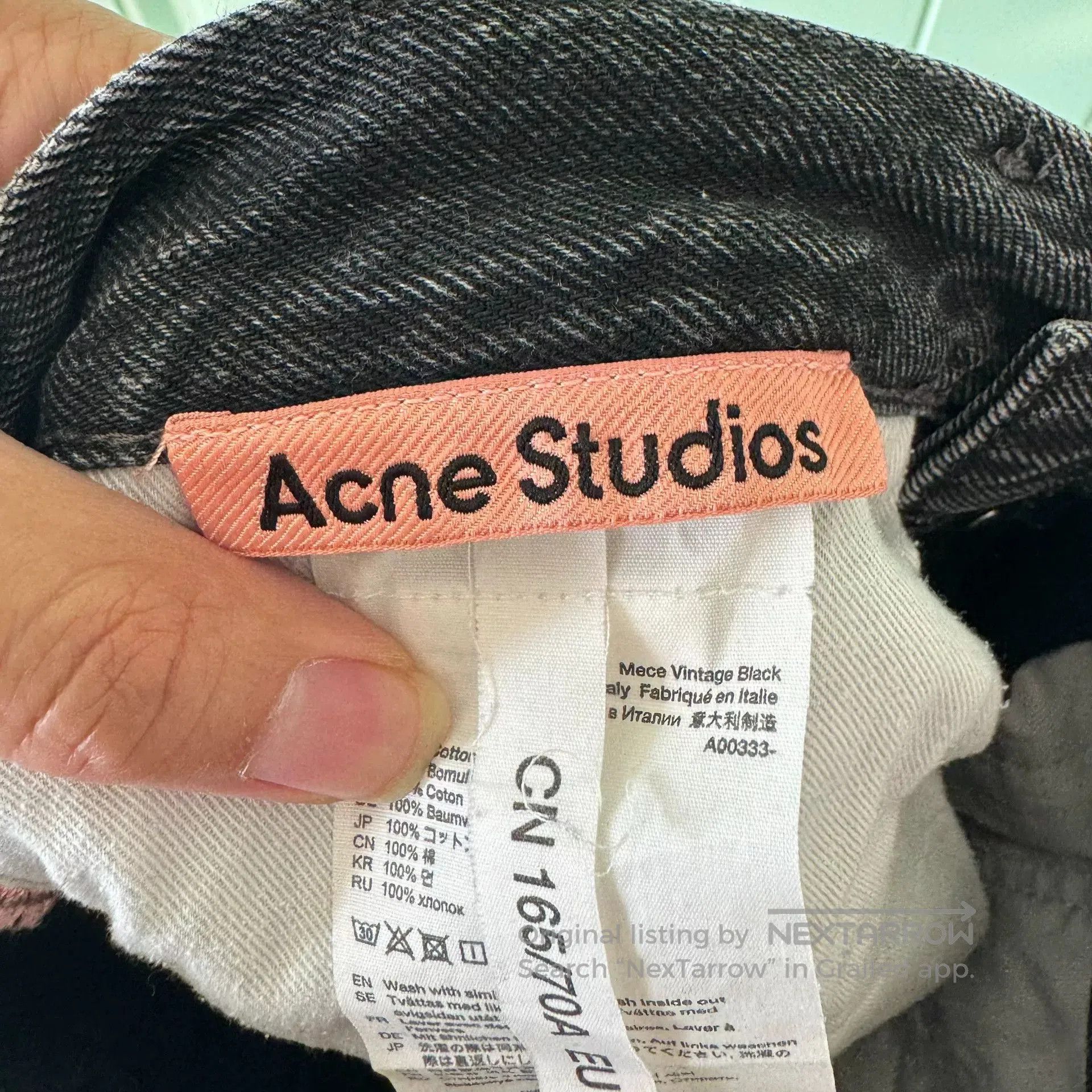 Acne Studios Acne Studios Black Jeans Size 28. Size 28" / US 6 / IT 42 - 3 Thumbnail