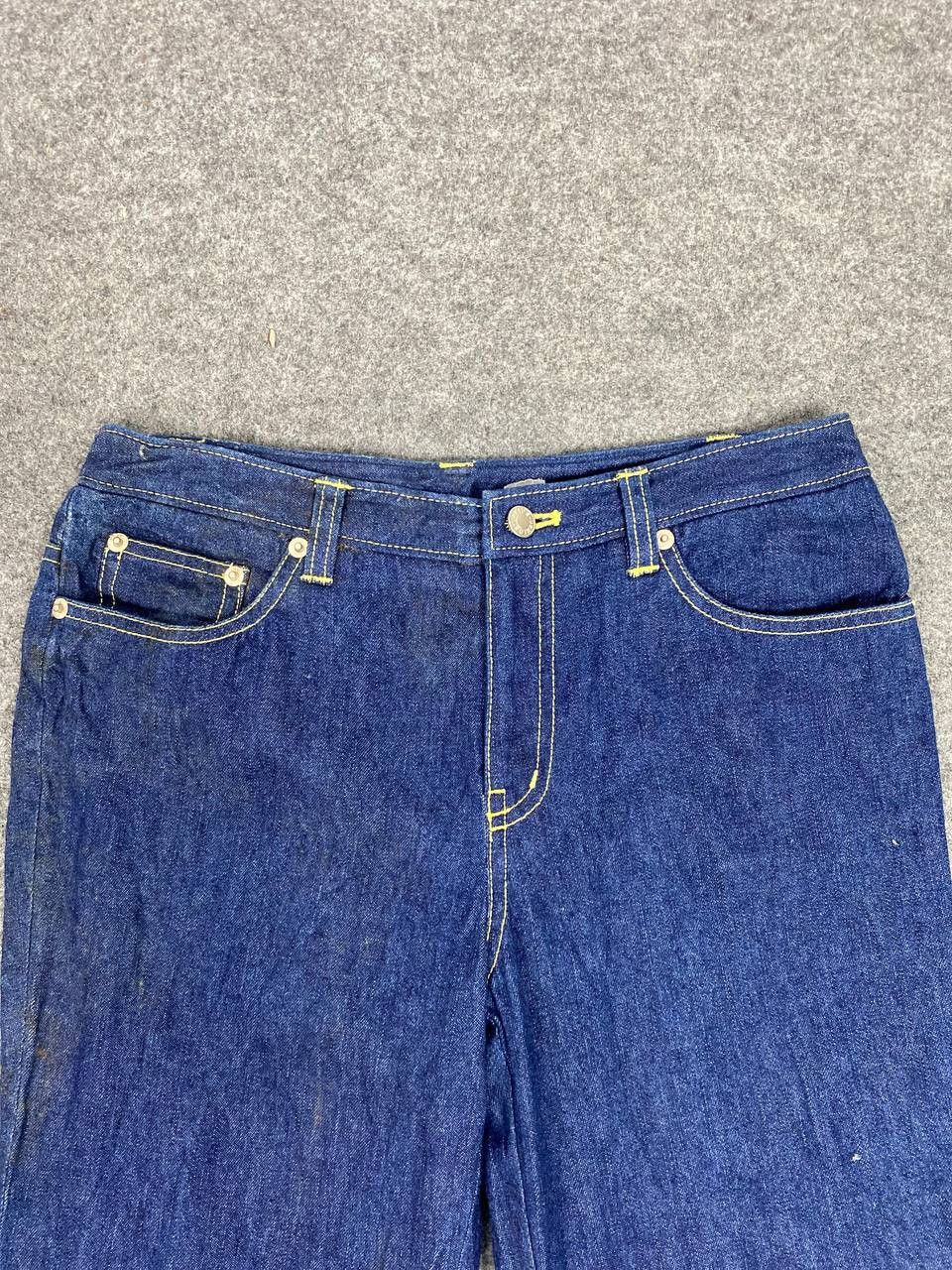 Japanese Brand vintage japanese brand bootcut flare denim nice design Size 28" / US 6 / IT 42 - 8 Thumbnail