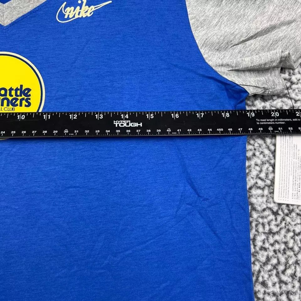 Nike Seattle Mariners Shirt Women Nike Short Sleeve V-Neck New M Size M / US 6-8 / IT 42-44 - 4 Thumbnail