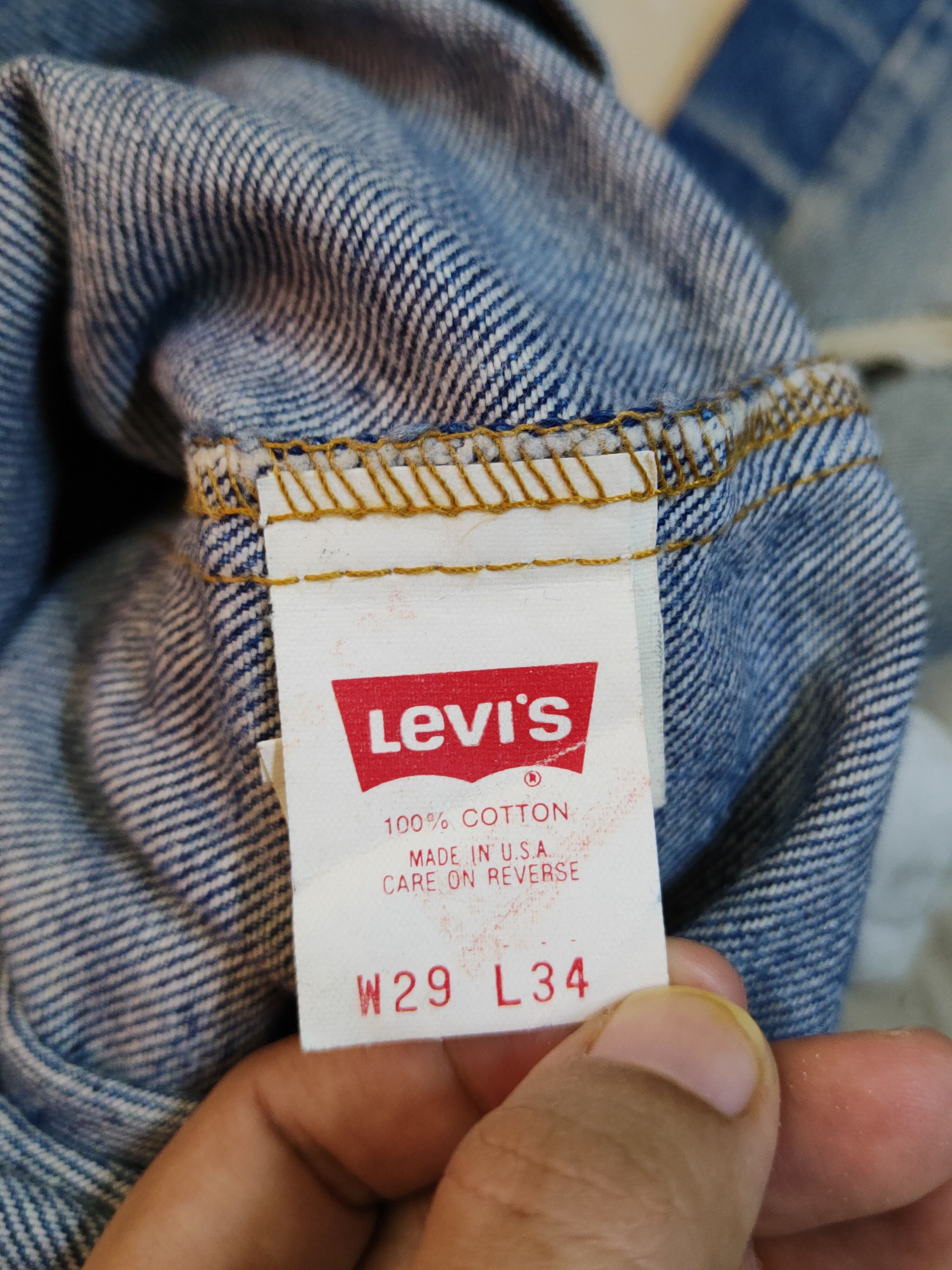 Levi's DL 505 Levi's vintage Distressed ripped Denim #S1595 Size US 28 / EU 44 - 22 Thumbnail