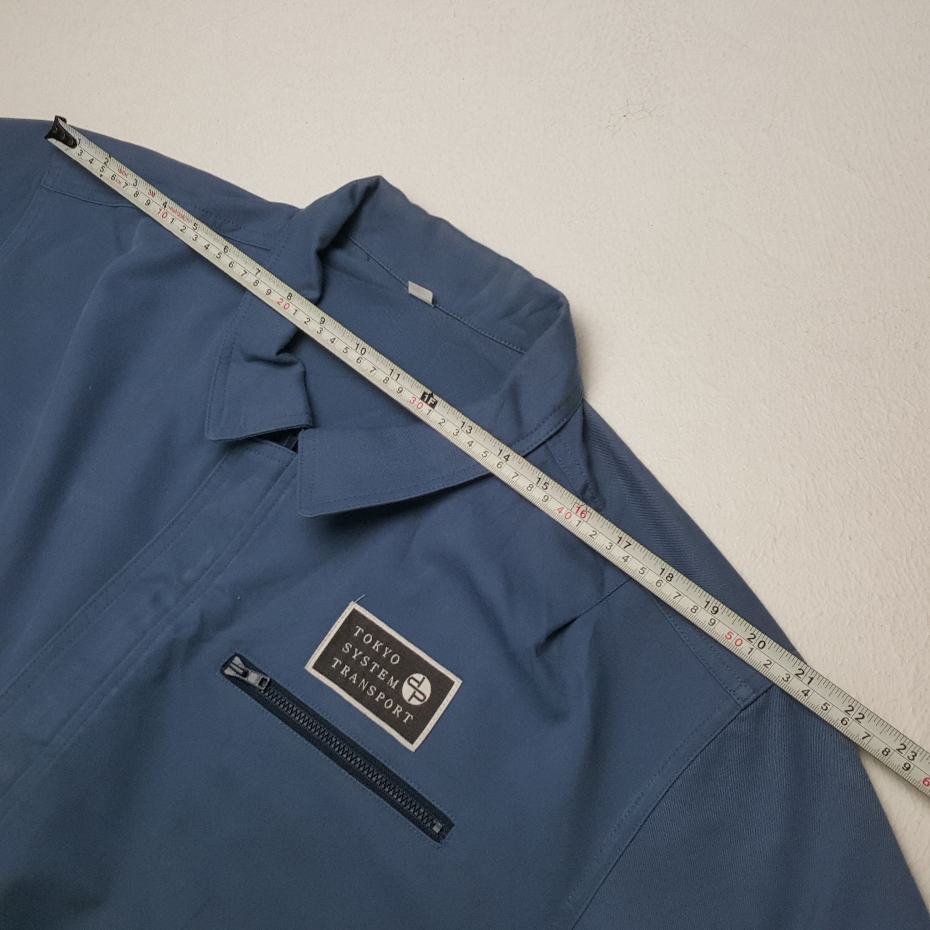 Japanese Brand × Vintage TOKYO SYSTEM TRSNAPORT Workwear Jacket Size US L / EU 52-54 / 3 - 4 Thumbnail