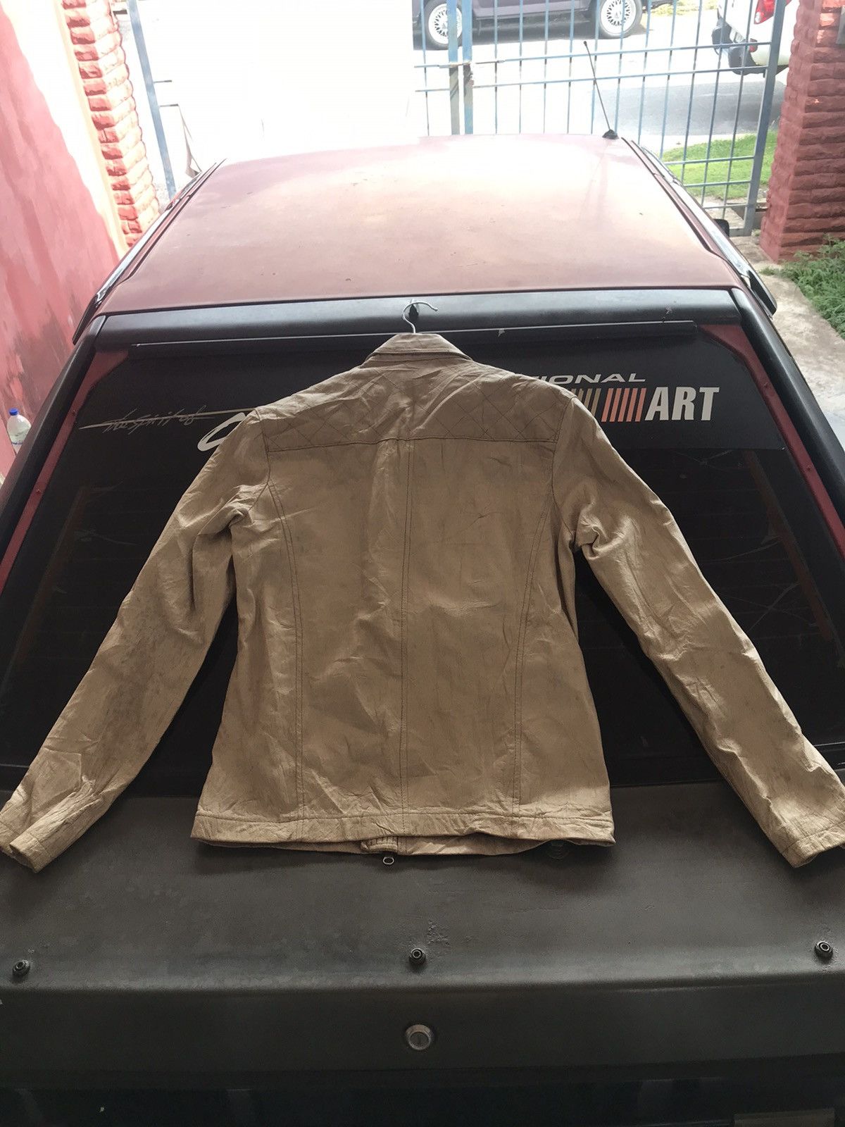 Tornado Mart × Vintage Tornado Mart cream leather jacket Size US M / EU 48-50 / 2 - 2 Thumbnail