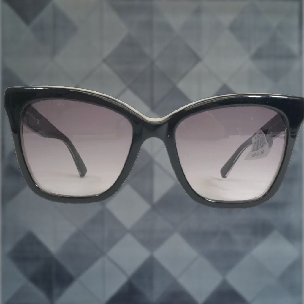 VINTAGE Longchamp Designer Sunglasses Women Oversized Cat Eye UV400 Purple Lenses 90s