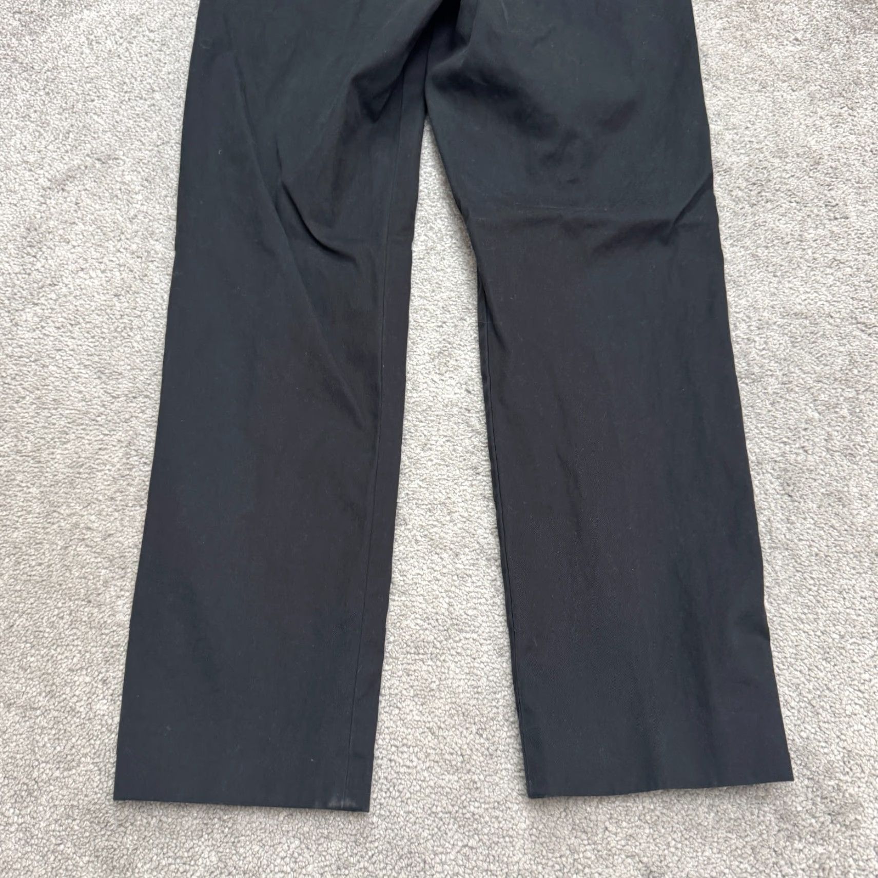 J.Crew J.Crew bowery Slim Chino Pants Mens 30x32 Black Straight Leg Cotton Flat Front Size US 30 / EU 46 - 3 Thumbnail