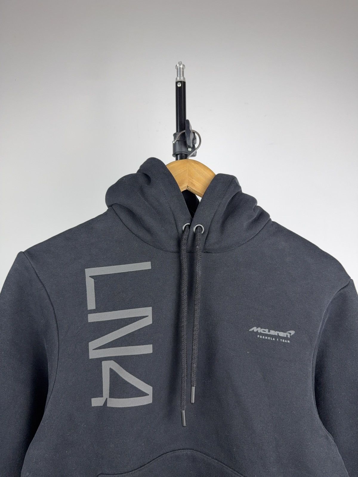 Malcolm McLaren Luxury McLaren Formula Team Hoodie LNA Racing Black Y2K Size S / US 4 / IT 40 - 3 Thumbnail