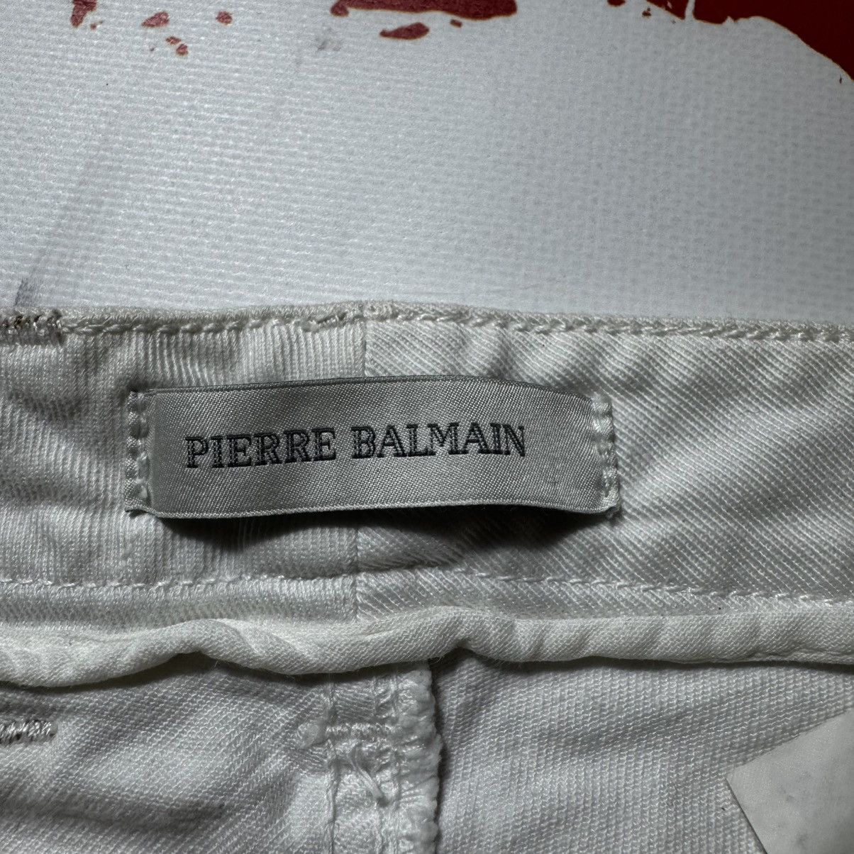 Balmain × Pierre Balmain vintage pierre balmain biker jeans skinny y2k Size 26" / US 2 / IT 38 - 7 Thumbnail