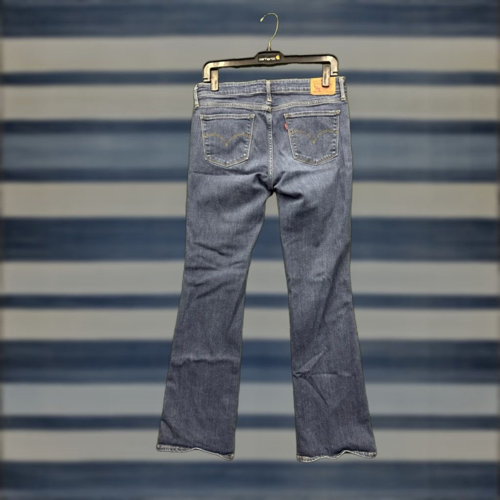 Levi's Levi's 715 Jeans Womens 30x32 Bootcut Dark Wash Denim Stretch Blue Levi's 700 Series Womens Jeans Size 30" / US 8 / IT 44 - 1 Thumbnail