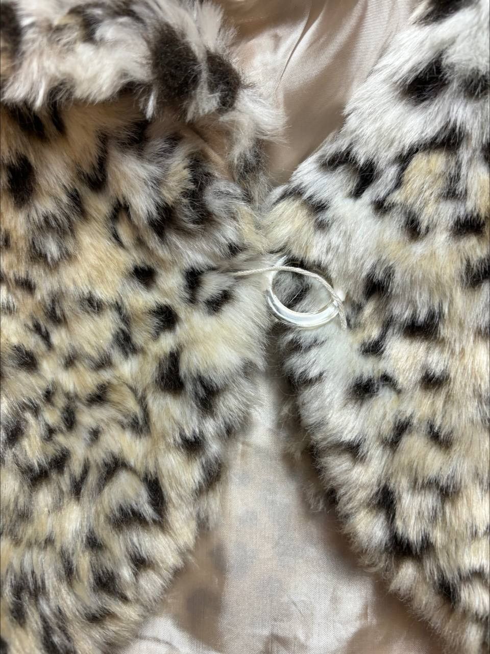 If Six Was Nine × Vintage Vintage Y2K Opium Fuzzy Fur Owens Style Leopard Skin Jacket Size US S / EU 44-46 / 1 - 3 Thumbnail