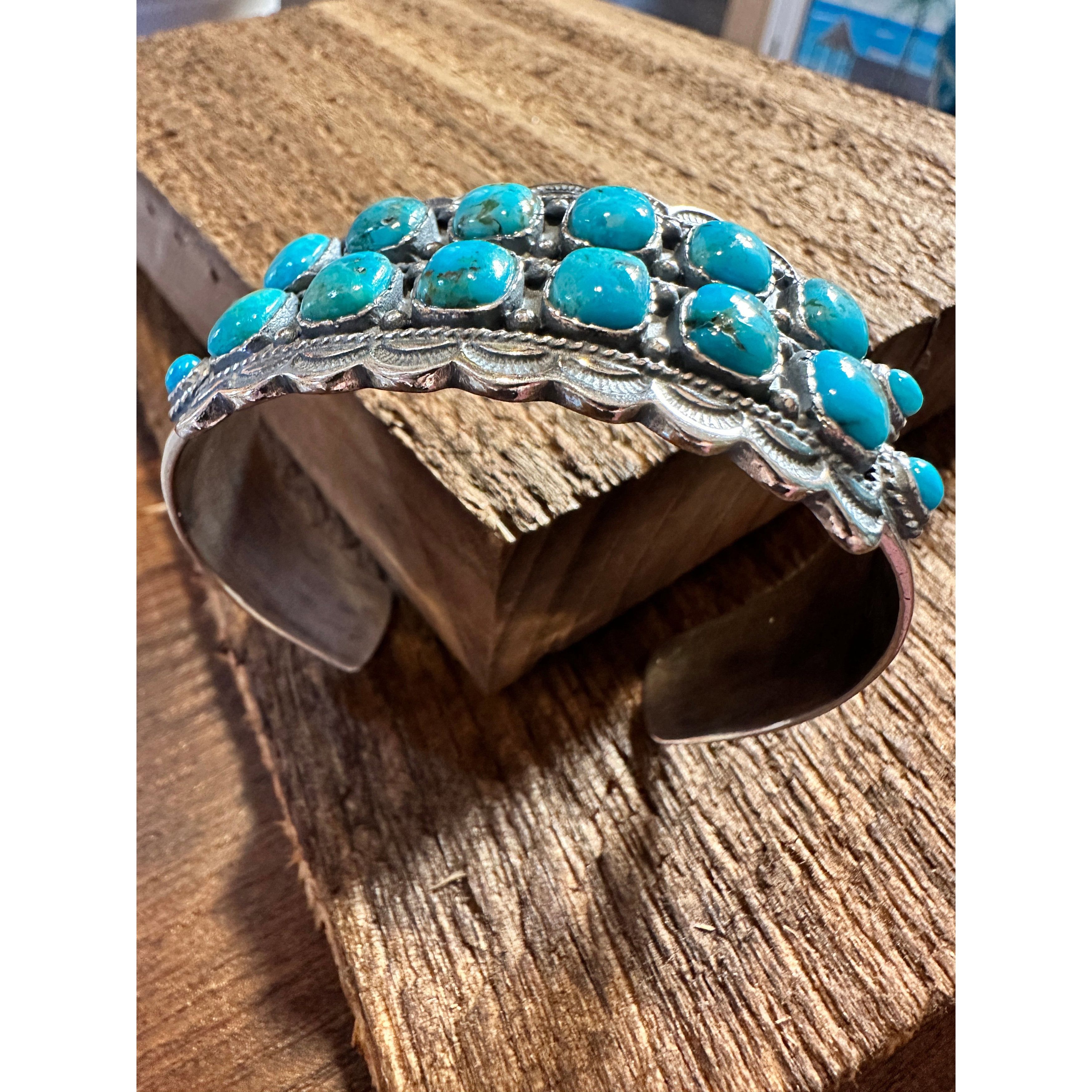 Other Turquoise Elegance: Handcrafted Boho Cuff Bracelet with Gift Size ONE SIZE - 4 Thumbnail
