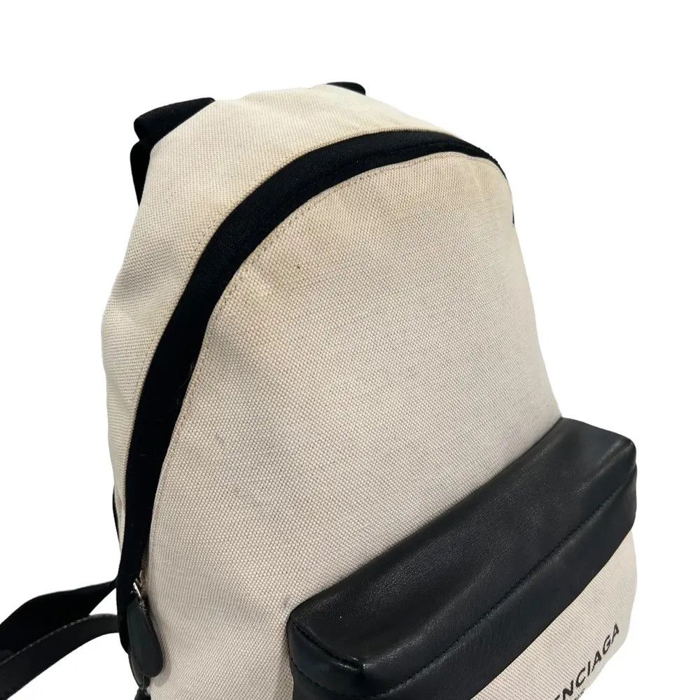 Balenciaga Balenciaga Logo Canvas Backpack Size ONE SIZE - 2 Thumbnail