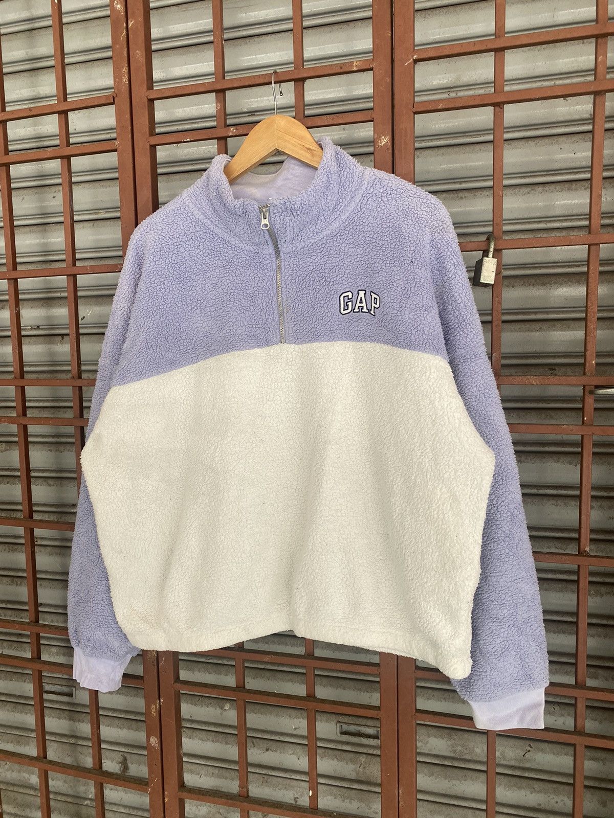 Gap 🔥 Steals 🔥 GAP Half Zipper Baggy Jacket Size US XL / EU 56 / 4 - 2 Thumbnail