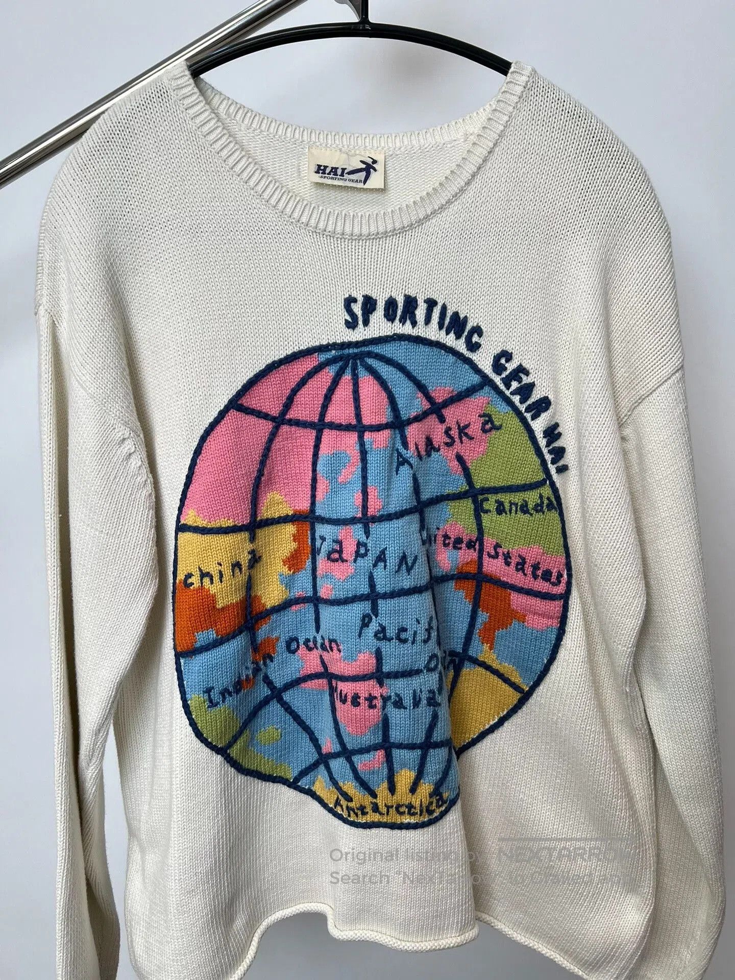 Issey Miyake Issey Miyake Vintage Boxy Sweater with Embroidery. Size US M / EU 48-50 / 2 - 4 Thumbnail