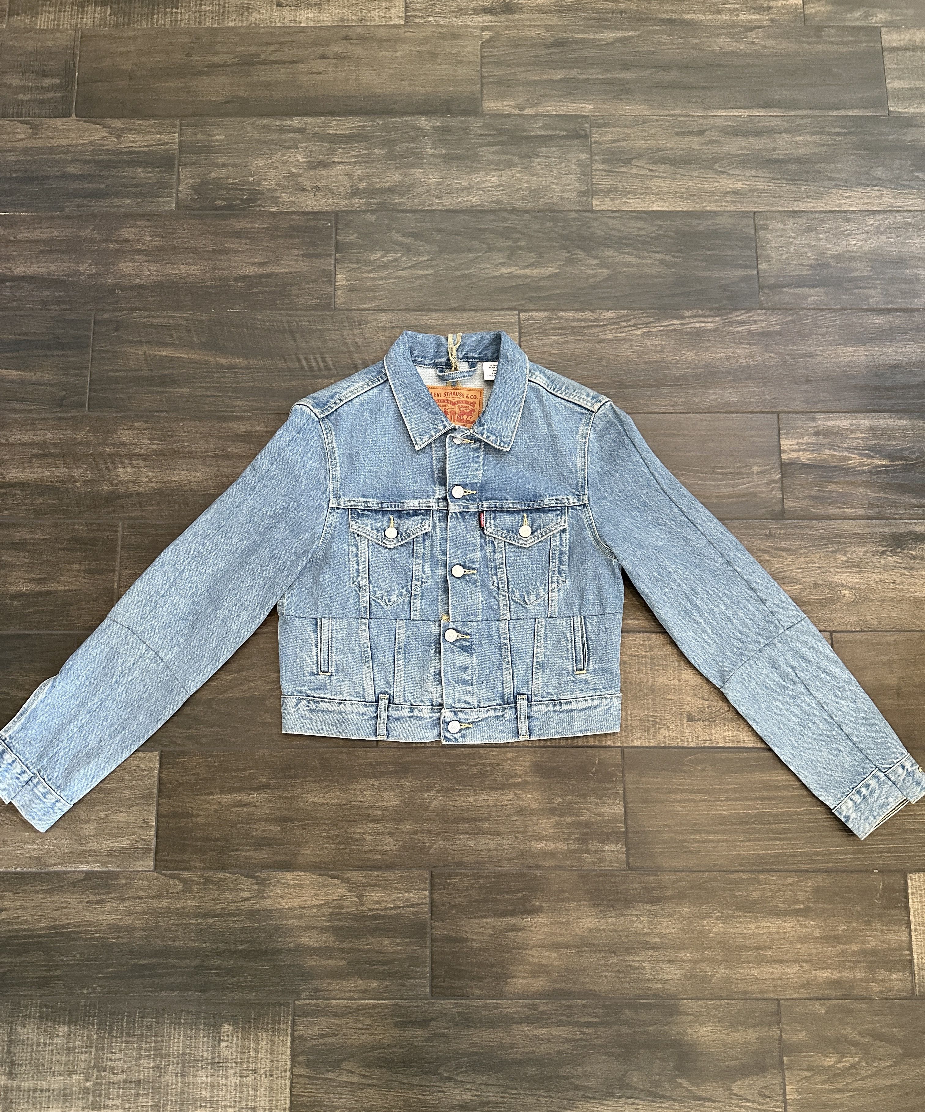 Pre-owned Levis X Vetements Levi's Reworked Denim Jacket Homme Ete 2018 In Blue