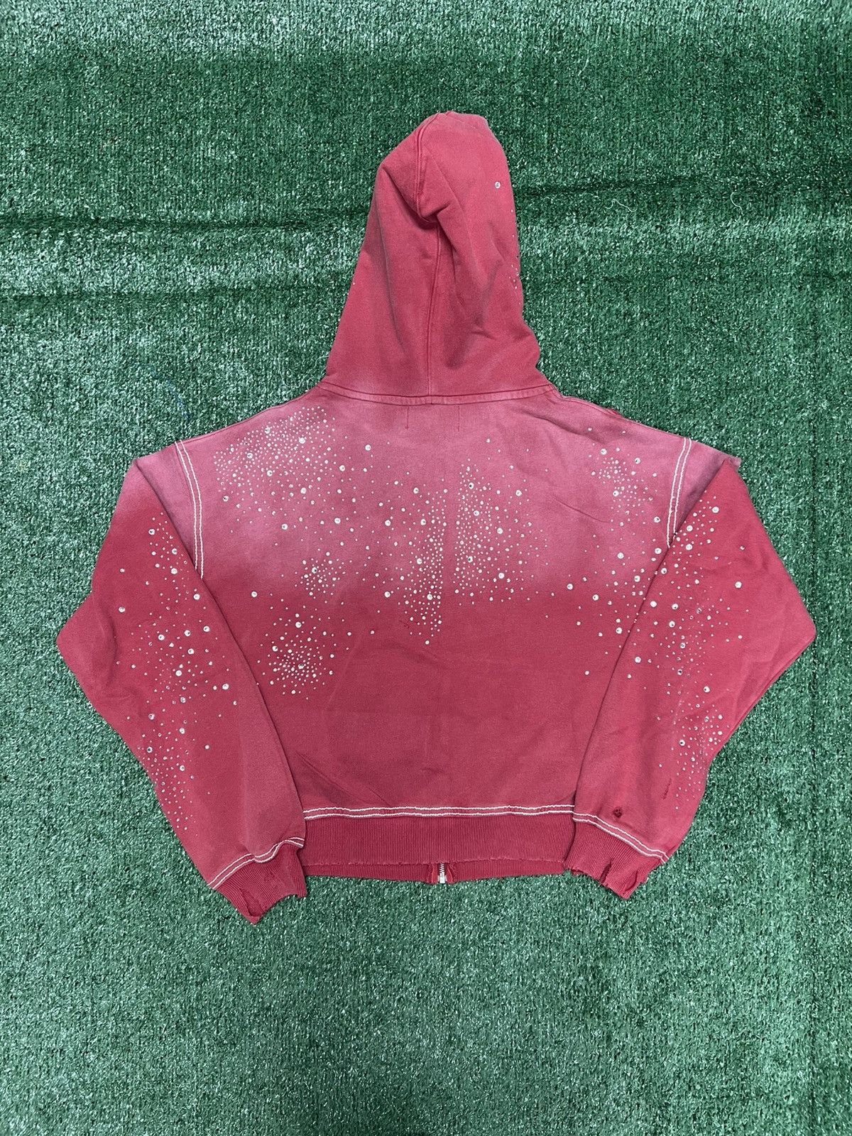 Vale Vale Ruby Zip Up Hoodie Red Size US XL / EU 56 / 4 - 2 Thumbnail