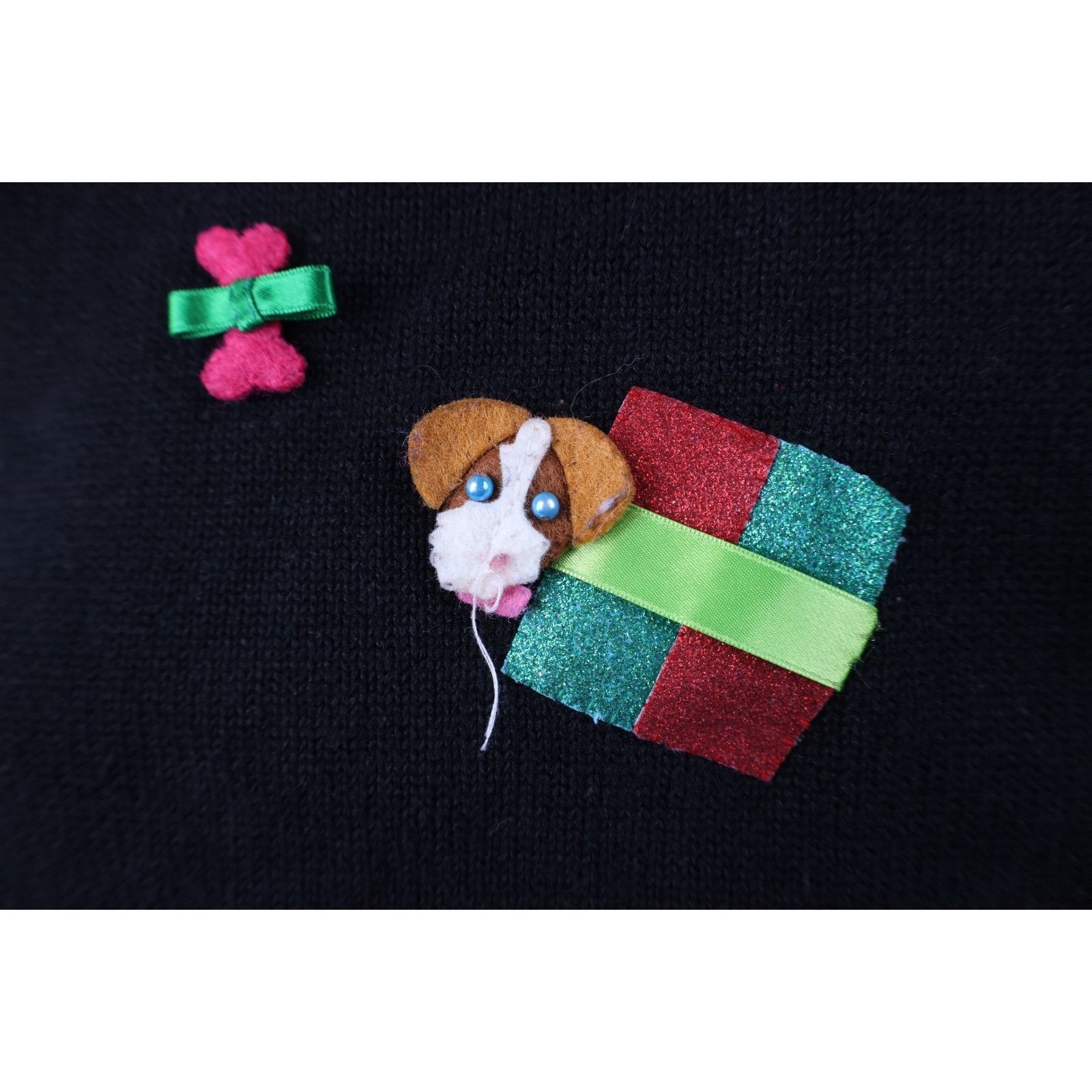 Vintage Vintage Y2K Michael Simon Christmas Dog Cardigan Sweater Size L / US 10 / IT 46 - 8 Thumbnail