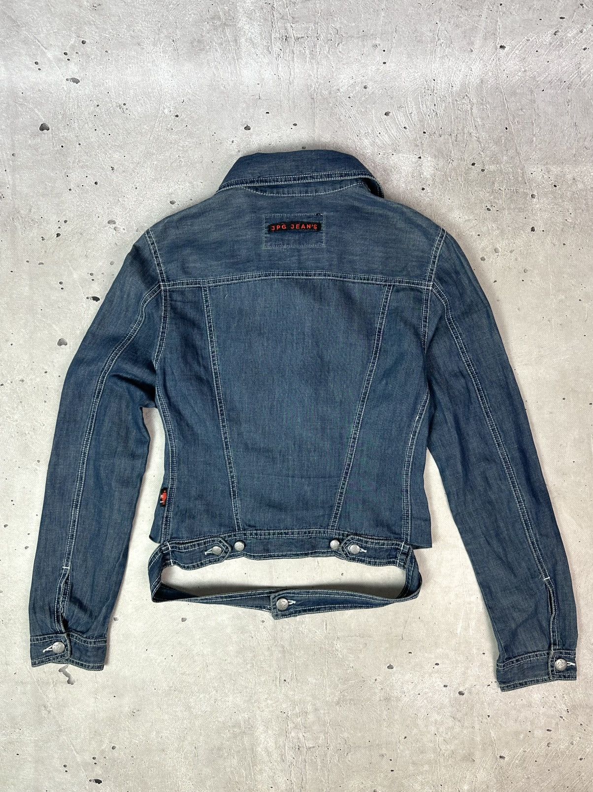 Jean Paul Gaultier Vintage JPG Jean Paul Gaultier Blue Denim Light Jacket Size M / US 6-8 / IT 42-44 - 11 Thumbnail