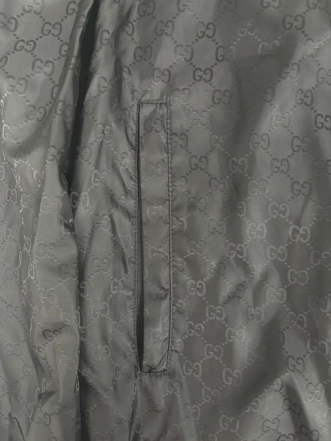 Gucci 2000s Gucci Black Monogrammed Light Windbreaker Jacket Size US M / EU 48-50 / 2 - 11 Thumbnail
