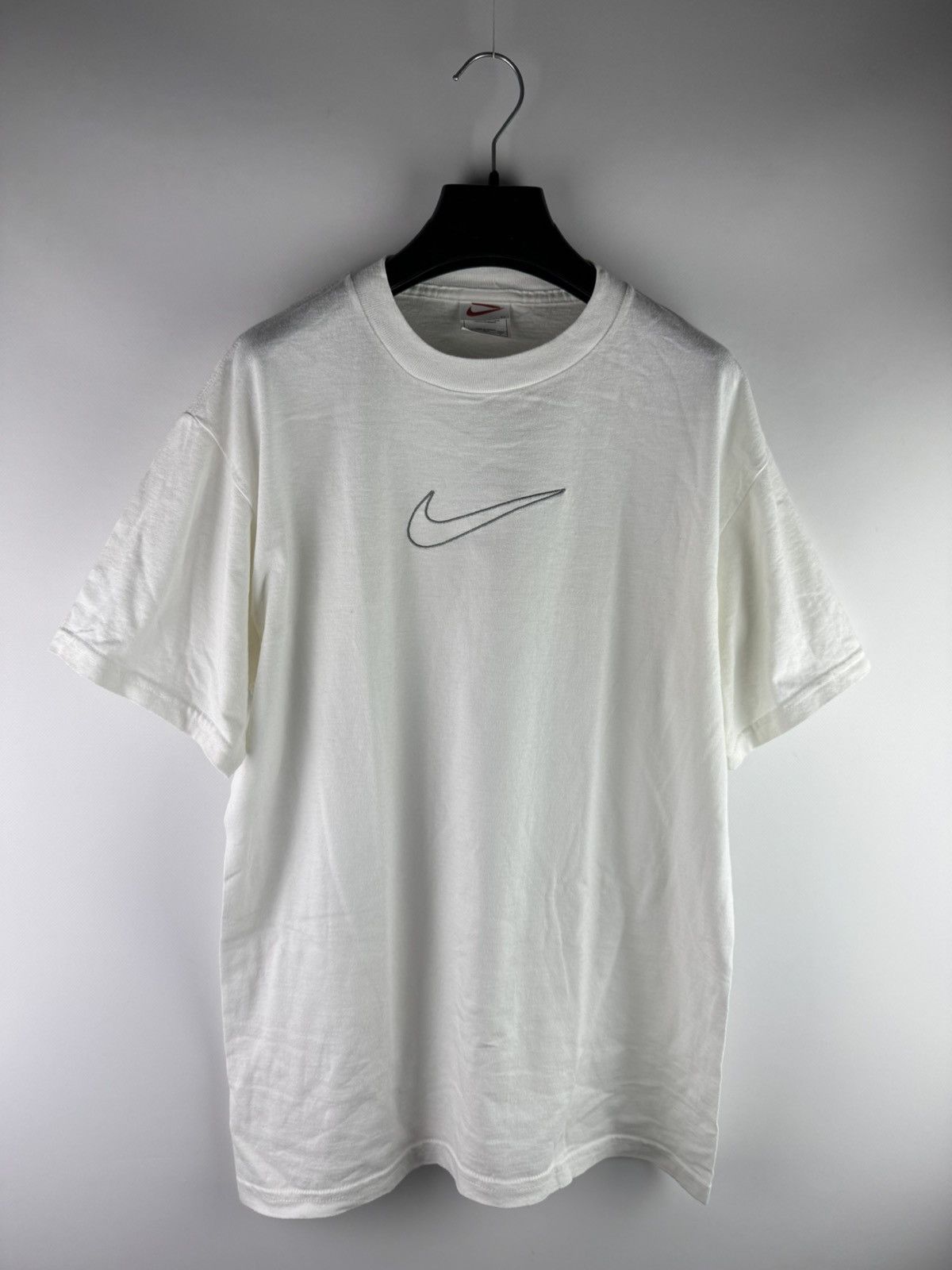 Nike Vintage 90s Nike Swoosh Logo T-Shirt Size US M / EU 48-50 / 2 - 1 Thumbnail