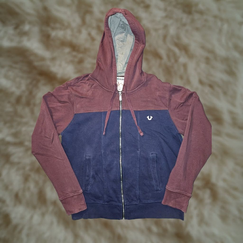 True Religion VINTAGE True Religion Full Zip Hooded Jacket Shirt? Size US XL / EU 56 / 4 - 1 Thumbnail