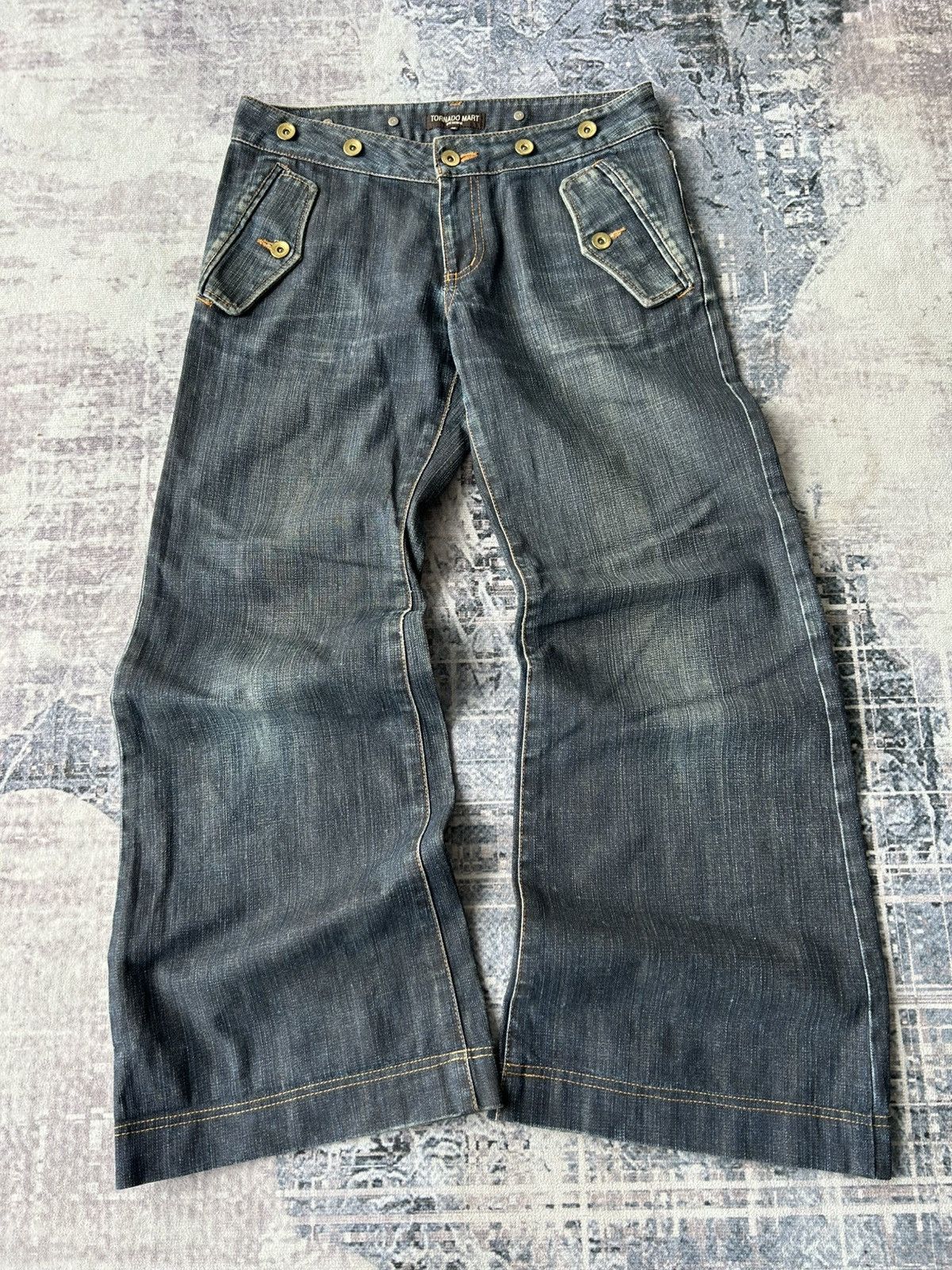 Tornado Mart Tornado Mart Lose Flared Pants Size US 30 / EU 46 - 1 Thumbnail