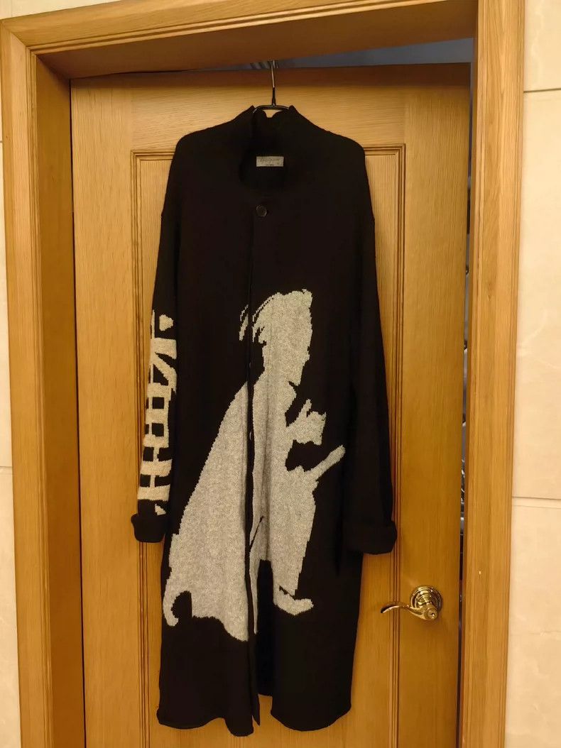 Yohji Yamamoto Yohji Yamamoto Long Sweater 2504-Nextarrow Size US L / EU 52-54 / 3 - 1 Thumbnail